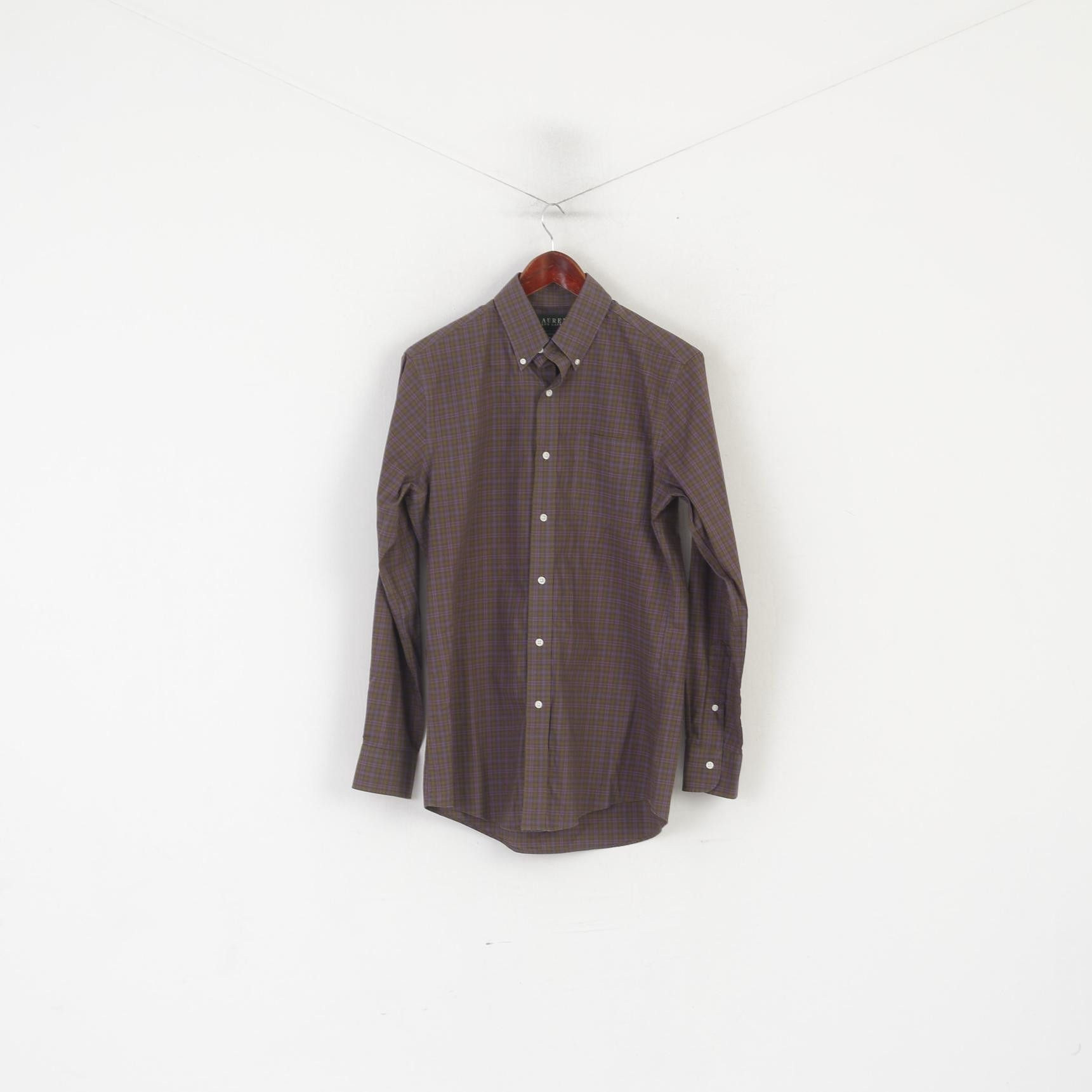 Lauren Ralph Lauren Lauren Ralph Lauren Men M Casual Shirt Purple Green 6889 Size US M / EU 48-50 / 2 - 2 Thumbnail
