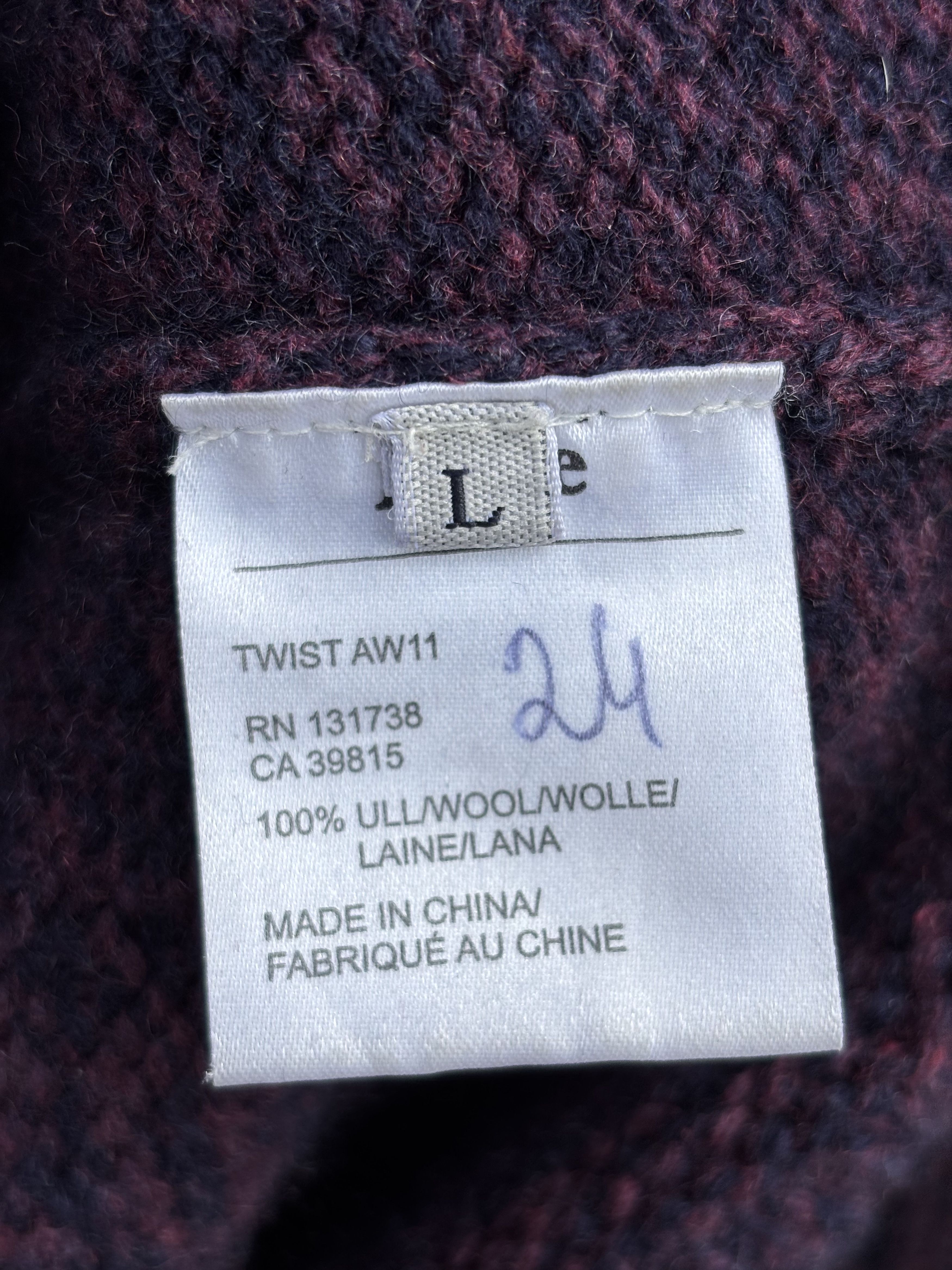 Acne Studios Acne Studios AW11 Twist Wool Sweater Jumper Knit Size US L / EU 52-54 / 3 - 3 Thumbnail