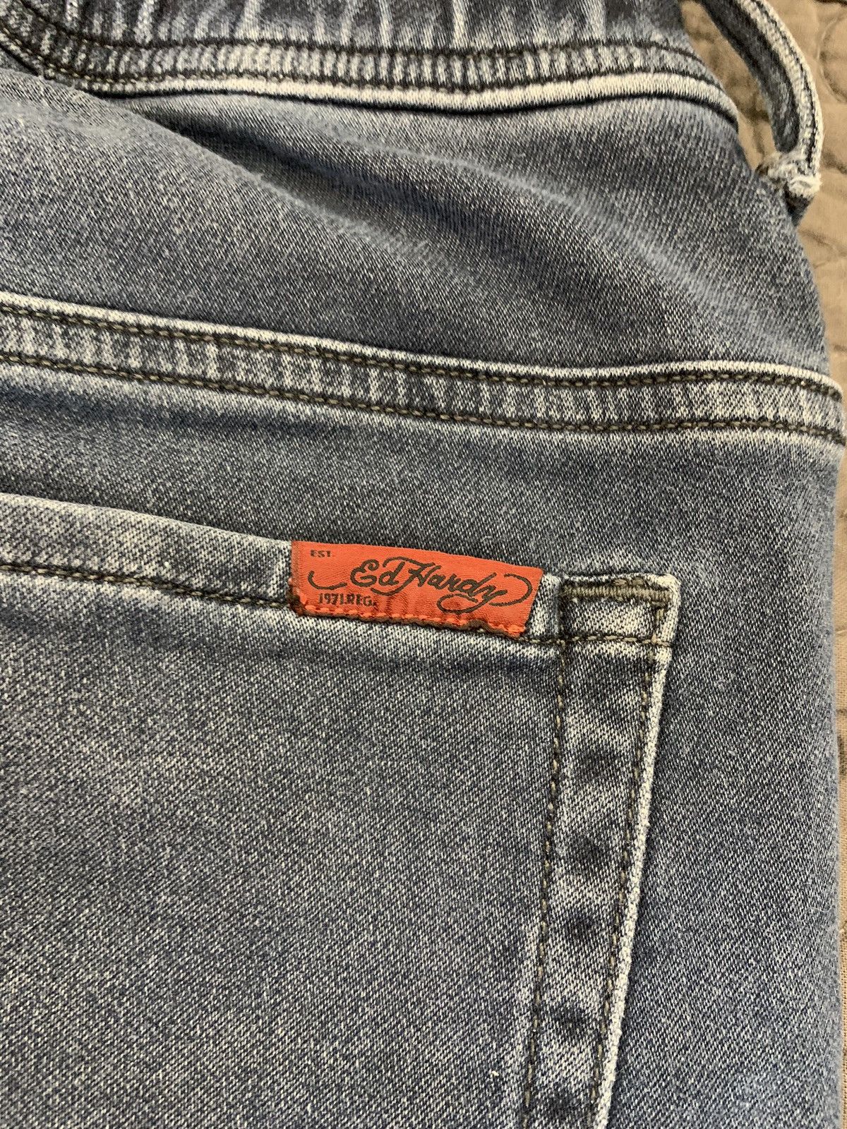 Ed Hardy Y2K Ed Hardy Distressed Jogger Size 32 Size US 32 / EU 48 - 20 Thumbnail