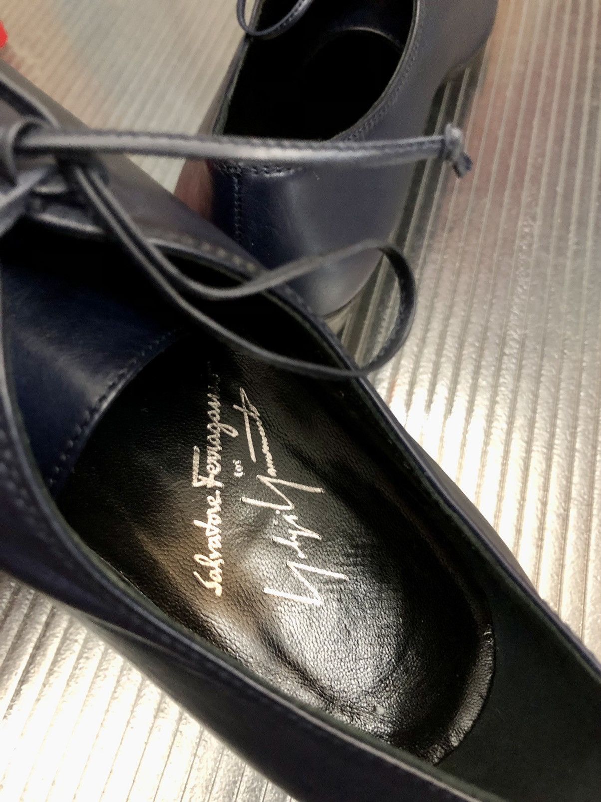 Salvatore Ferragamo Salvatore Ferragamo x Yohji Yamamoto Leonina Laced 9.5 C NEW Size US 9.5 / IT 39.5 - 9 Thumbnail
