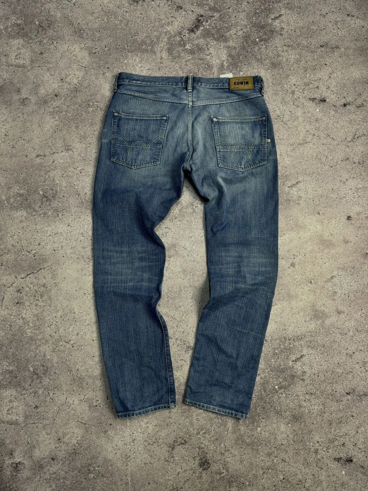 Edwin × Japanese Brand Vintage Edwin Light Wash Faded Denim Jeans Pants Japan W34 Size US 34 / EU 50 - 9 Thumbnail