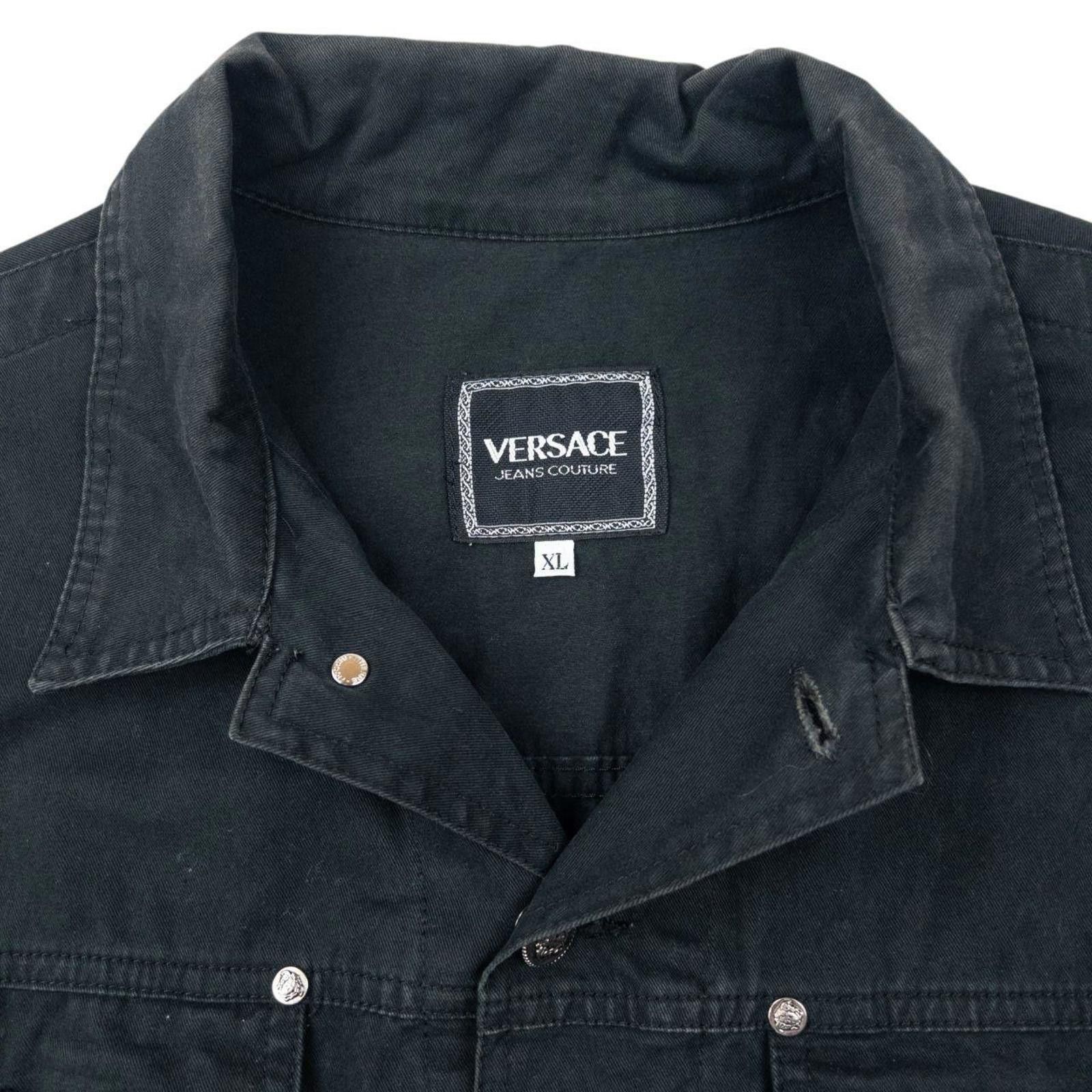 Versace Vintage 90s Versace Jeans Couture Button Up Jacket Size XL Size US XL / EU 56 / 4 - 3 Thumbnail