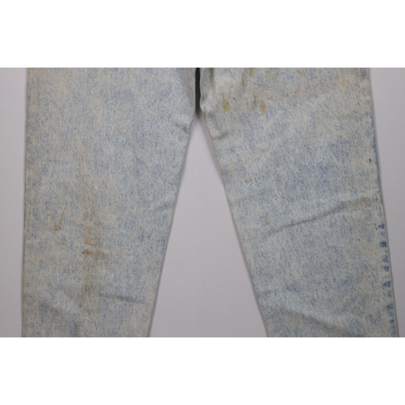 Levi's Deadstock Vintage 80s Levis 550 Orange Tab Whitewashed Jeans Size US 40 / EU 56 - 14 Thumbnail