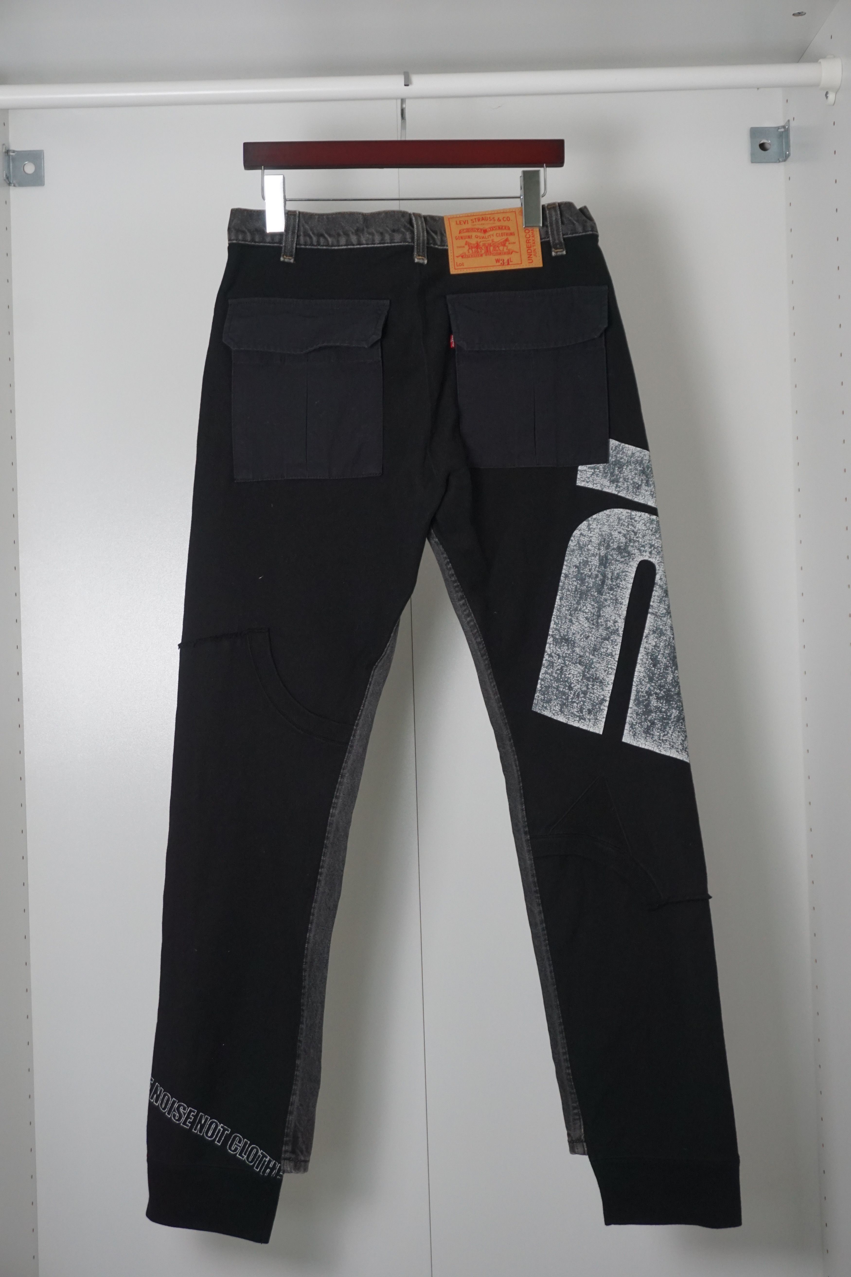 Levi's × Undercover Rebelgods Denim Sweat Hybrid Redux Pants Size US 34 / EU 50 - 5 Thumbnail