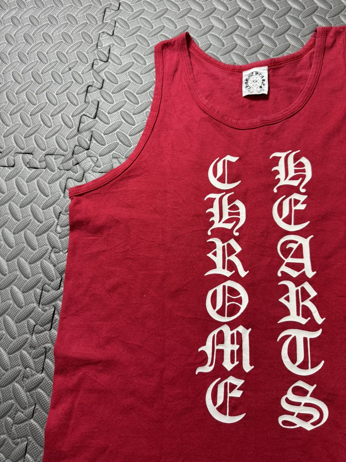 Chrome Hearts 💥 RARE! 90s VERTICAL SCRIPT CHROME TANK Size US S / EU 44-46 / 1 - 6 Thumbnail