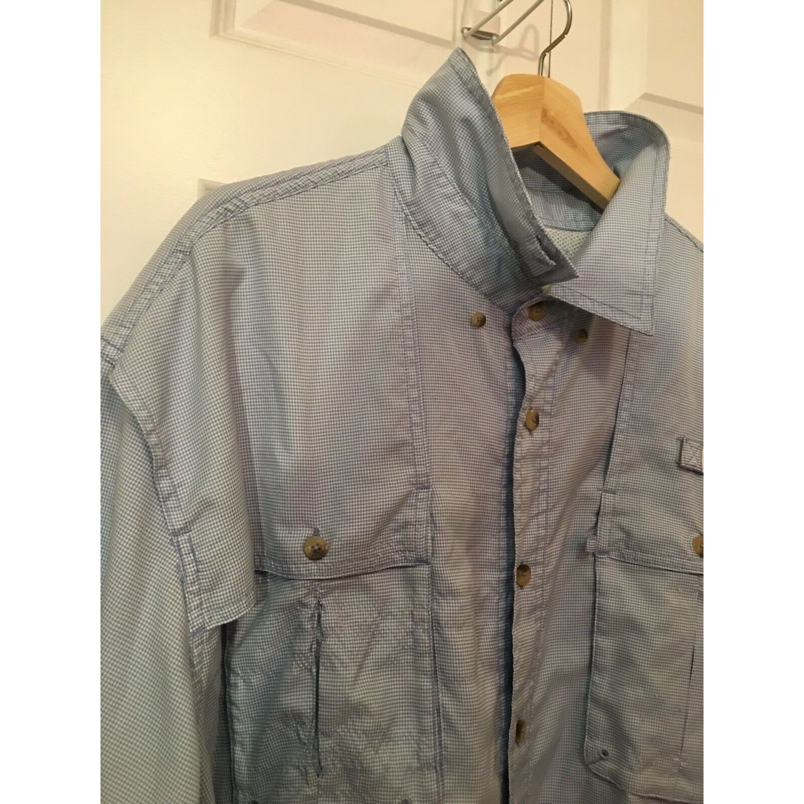 Other MAGELLAN OUTDOORS MEN’S Sz 2XL VENTED SHIRT BLUE Size US XXL / EU 58 / 5 - 6 Thumbnail