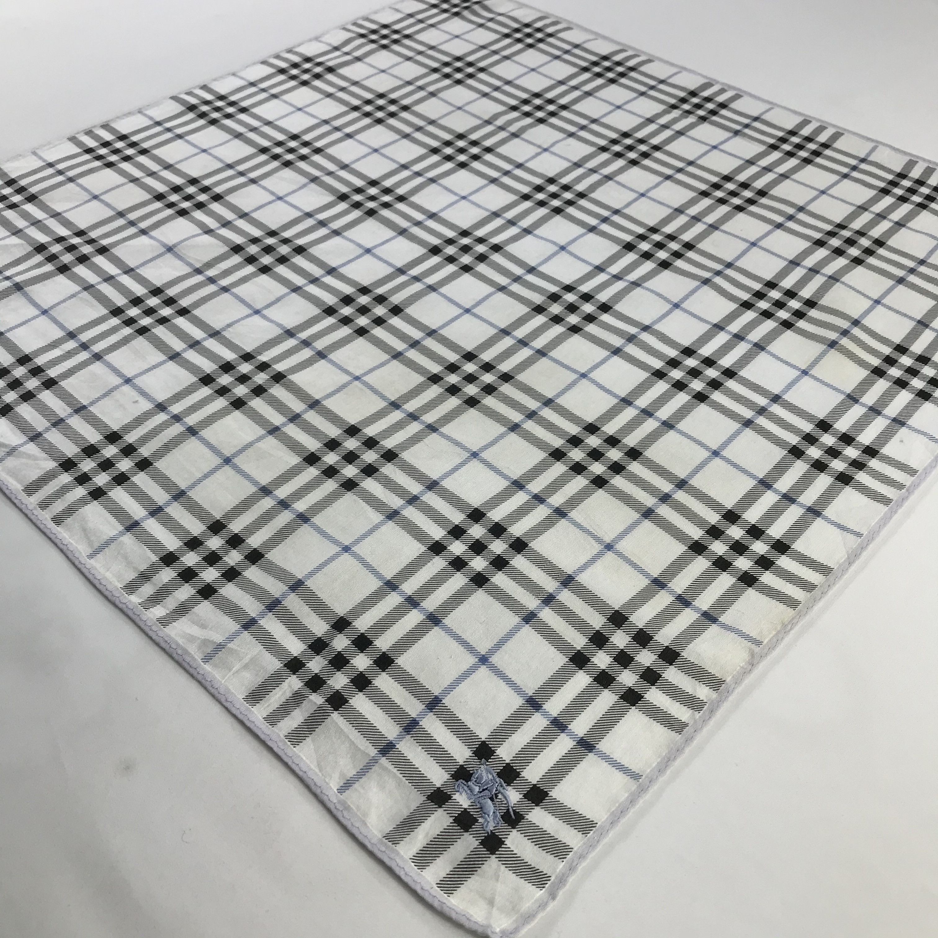 Burberry × Vintage Burberry Bandana / Handkerchief / Neckerchief - S779 Size ONE SIZE - 2 Thumbnail