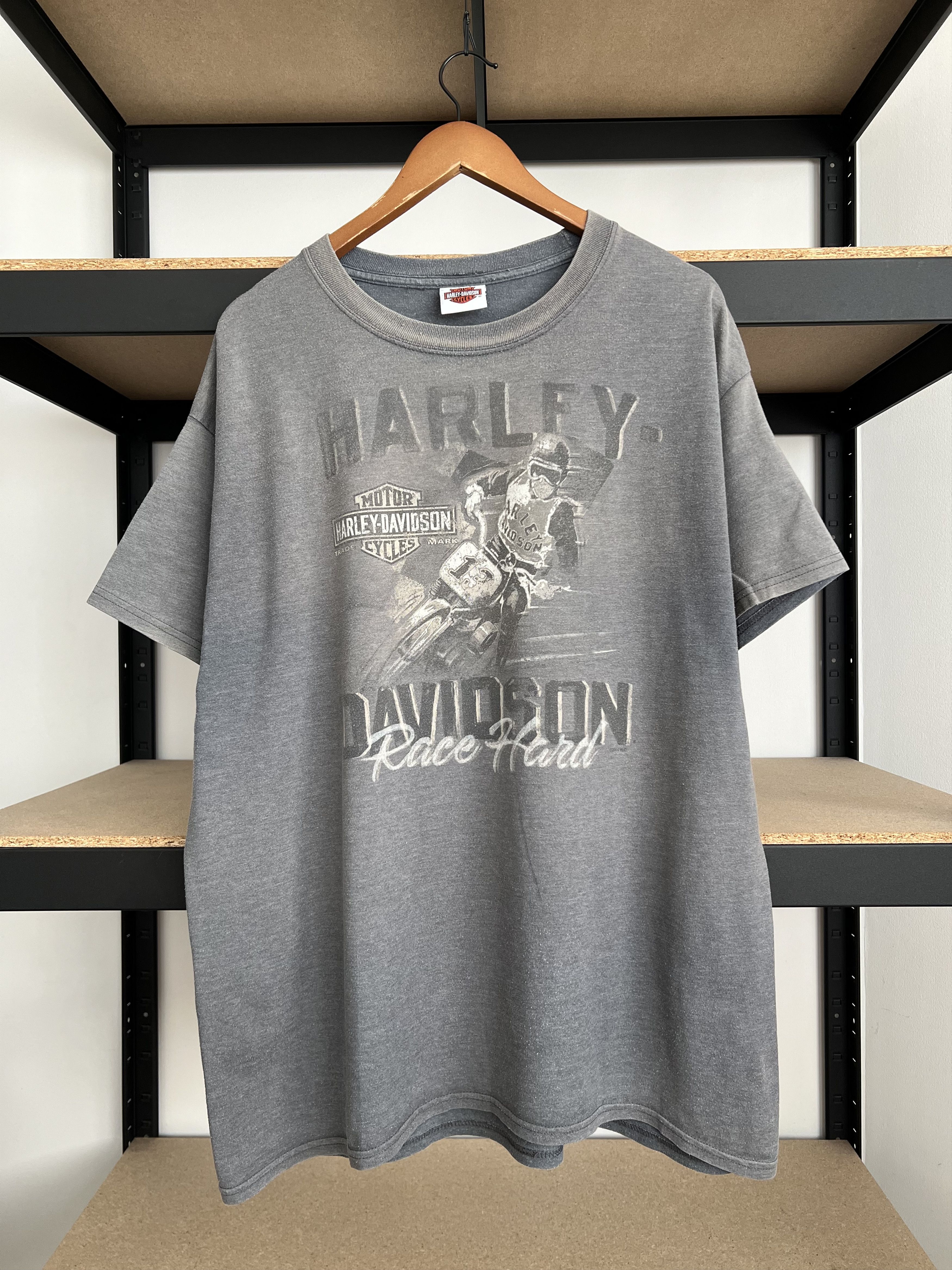 Harley Davidson Vintage 2014 Harley Davidson Motorcycle France T-shirt Size US XL / EU 56 / 4 - 1 Thumbnail