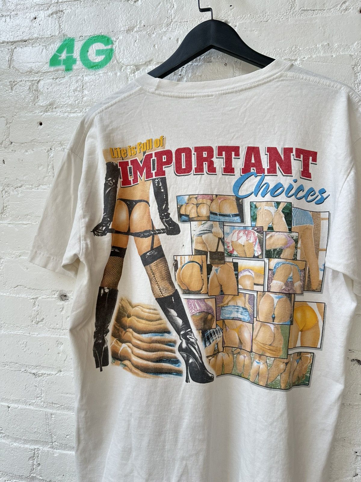 Vintage VINTAGE IMPORTANT CHOICES PERVERTED T Size US L / EU 52-54 / 3 - 1 Thumbnail