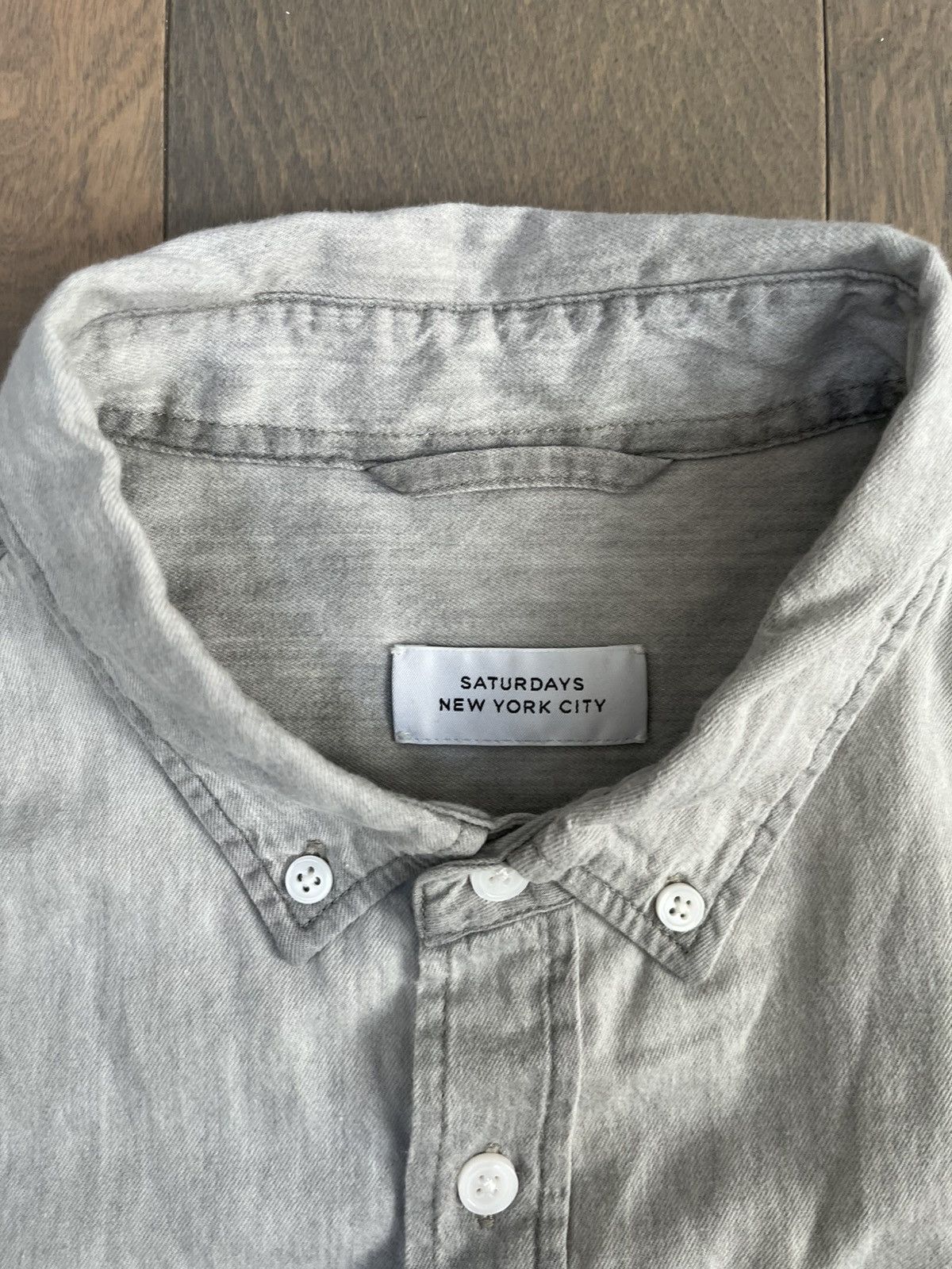 Saturdays NYC Saturdays grey light denim shirt Size US L / EU 52-54 / 3 - 2 Thumbnail