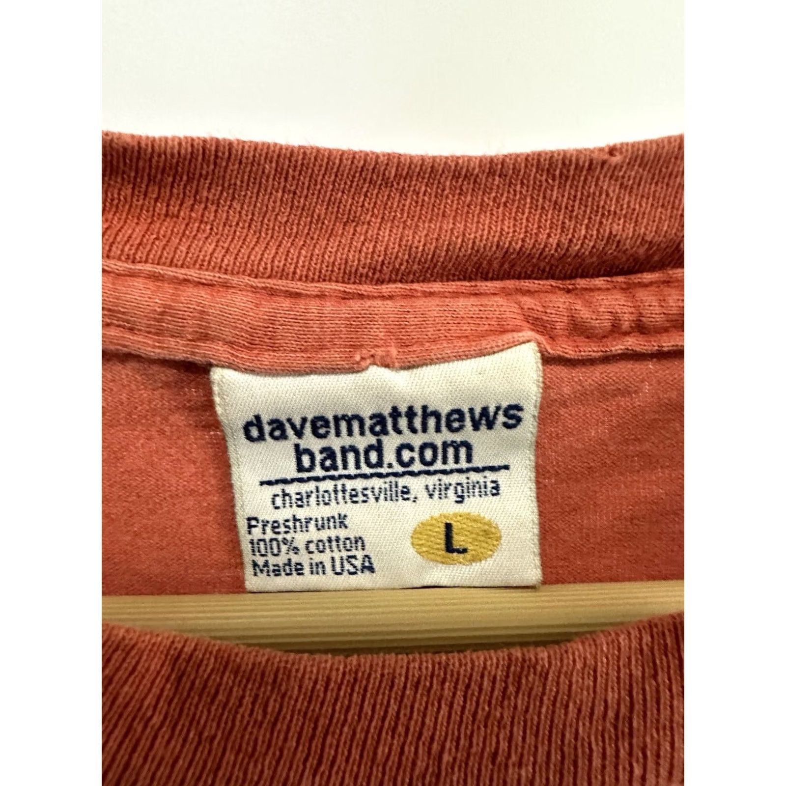 Vintage VINTAGE Dave Matthews Band T-Shirt Buddha Siddhartha Single Stitch Size L Burnt Orange Mens Shirt Stitch 90s Theme Band Jam Jazz Folk Size US L / EU 52-54 / 3 - 5 Thumbnail