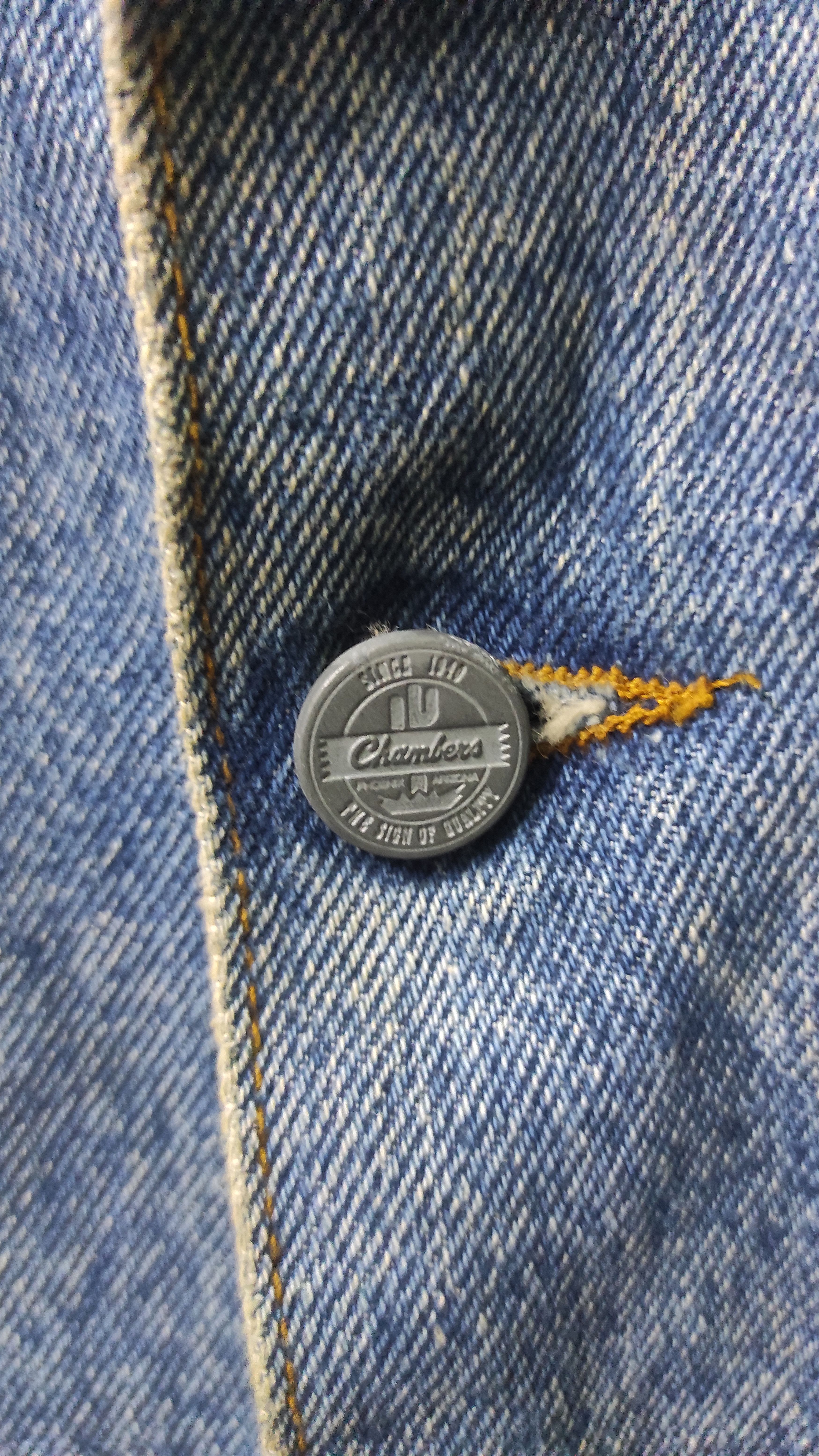 Vintage Vintage chambers denim jacket Size US M / EU 48-50 / 2 - 4 Thumbnail