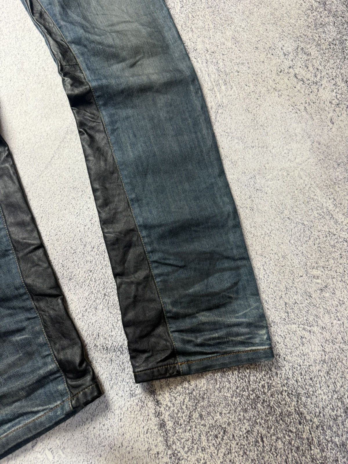 Les Hommes Les Hommes Avant Garde Jeans Y2K leather Size US 36 / EU 52 - 10 Thumbnail