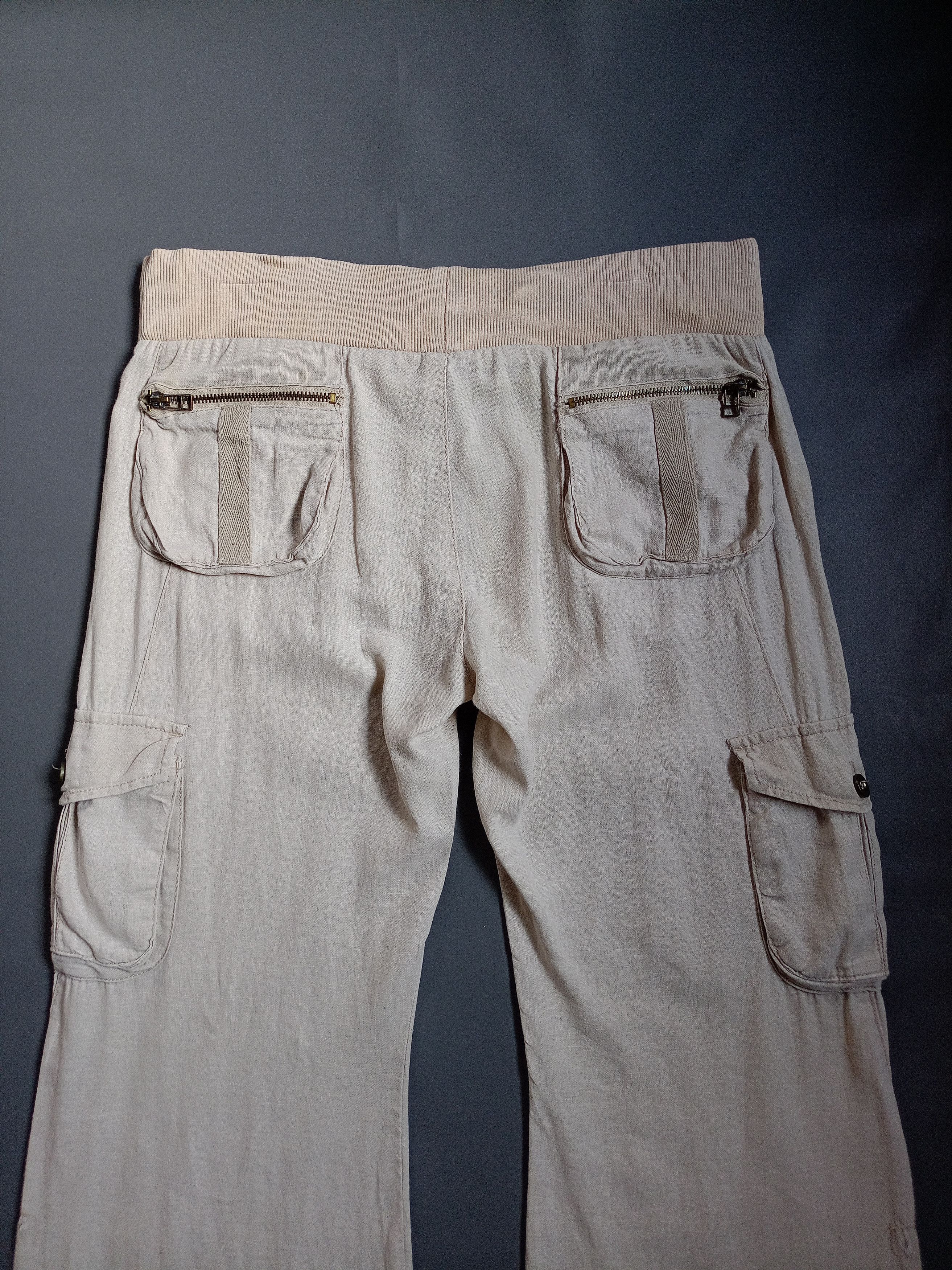 GOA 2000s Jaic - Super Flared Cargo Pants Similar to GOA Size US 32 / EU 48 - 3 Thumbnail