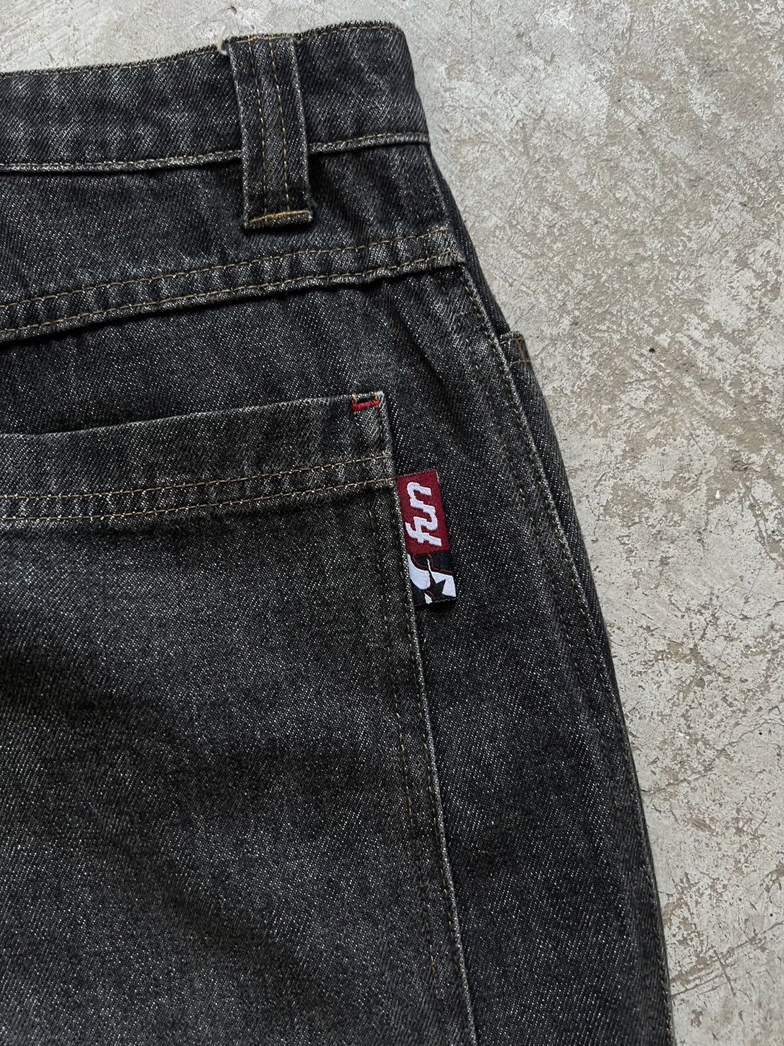 Japanese Brand Fun Denim Big Pocket Pants Size US 29 - 14 Thumbnail