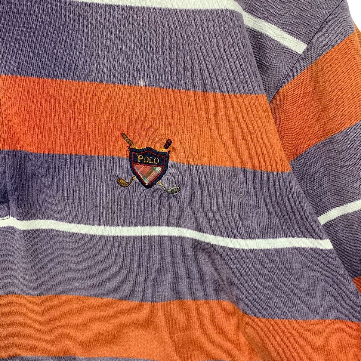 Polo Ralph Lauren Vintage 90’ POLO RALPH LAUREN Natural Sun Faded Tee Shirt Size US M / EU 48-50 / 2 - 6 Thumbnail