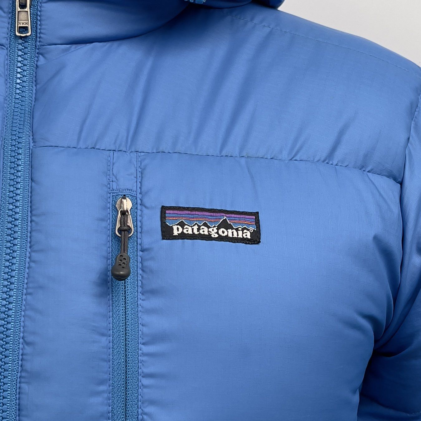 Patagonia Fitz Roy Down Hoody Parka Jacket Blue Men`s Size US XS / EU 42 / 0 - 8 Thumbnail