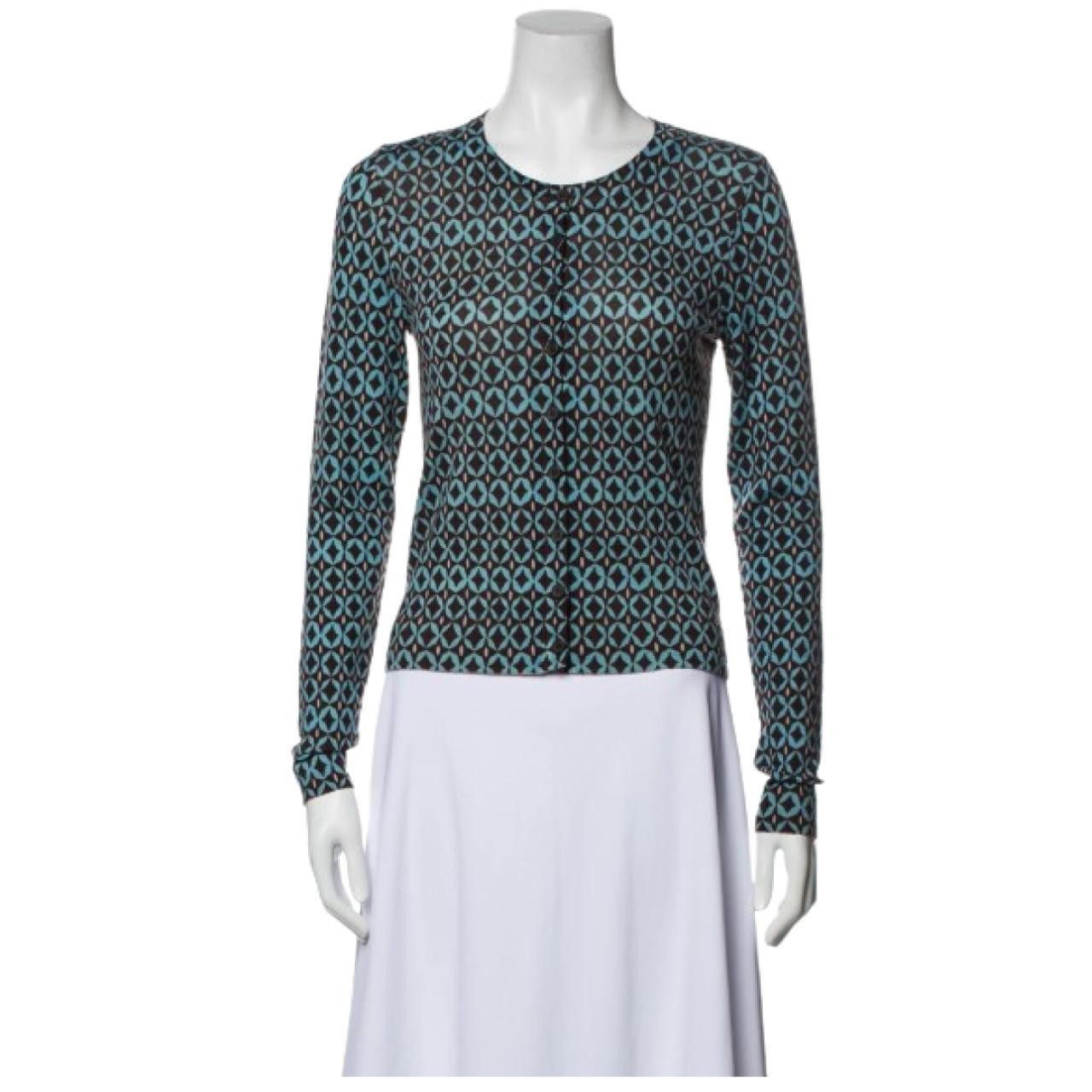 Diane von Furstenberg Diane Von Furstenberg Geometric Cardigan Size S / US 4 / IT 40 - 4 Thumbnail