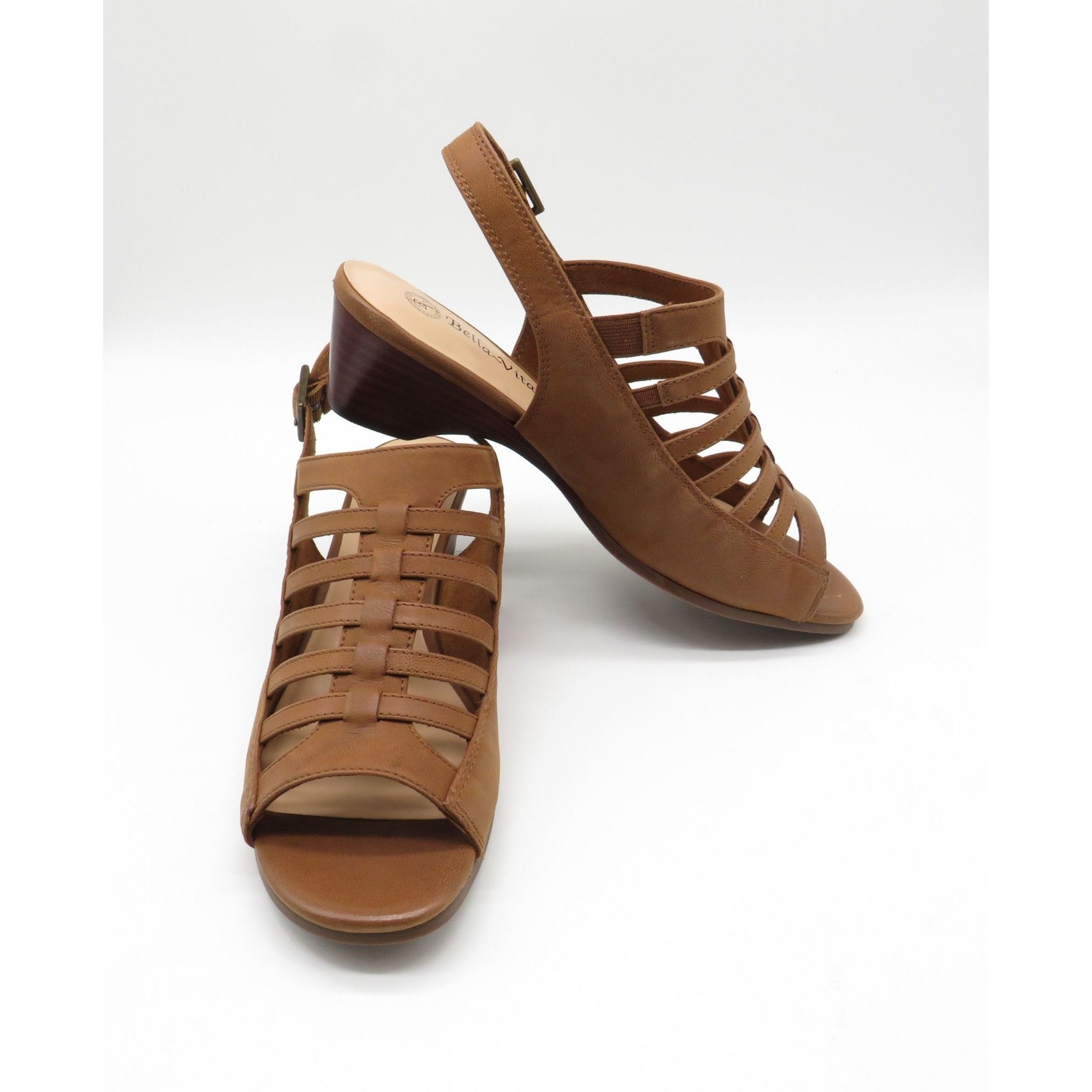 Other Bella~Vita Yakira Camel Burnished Leather Upper Sandals 7.5 Size US 7.5 / IT 37.5 - 4 Thumbnail