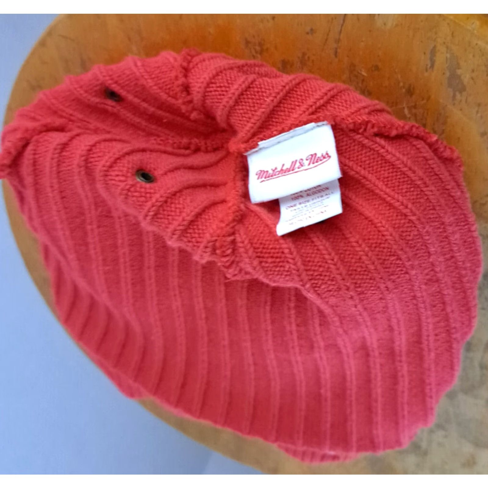 Mitchell & Ness VINTAGE Detroit Red Wings Hockey One Size Beanie Hat Green Cotton Beanie Unisex Adults One Size 90s Classic Sports Mitchell & Ness Size ONE SIZE - 4 Thumbnail