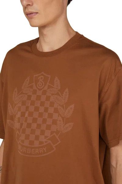 Burberry o1y0426 Crewneck T-Shirt in Brown Size US L / EU 52-54 / 3 - 4 Thumbnail