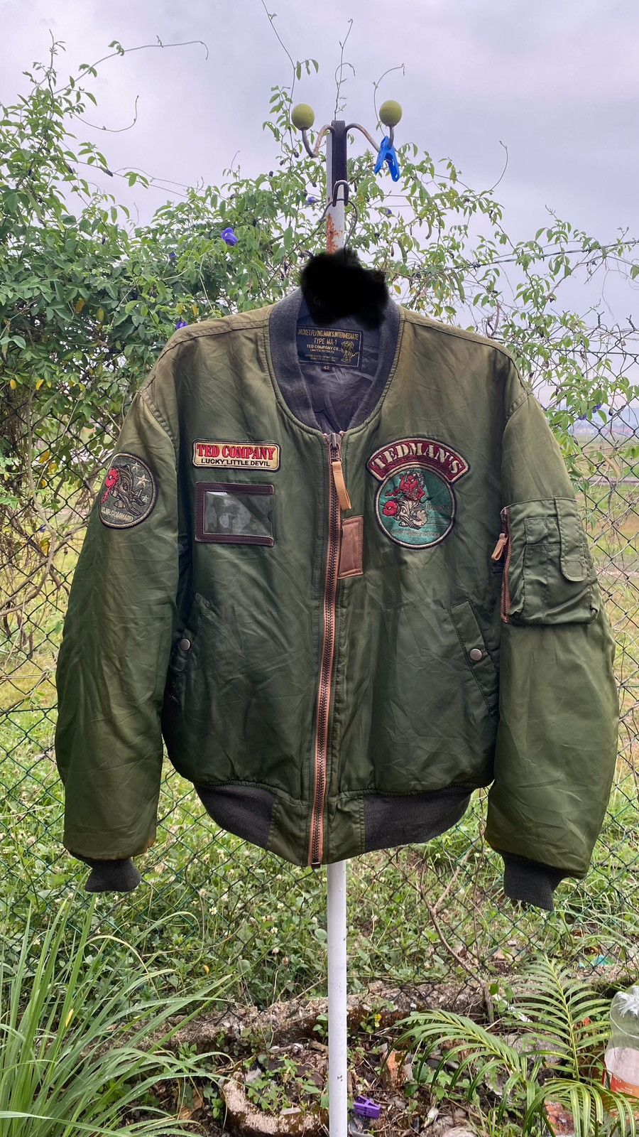 Tedman Vintage Teddy’s Airman Bomber Flight Ma-1 Jacket Size US L / EU 52-54 / 3 - 1 Thumbnail