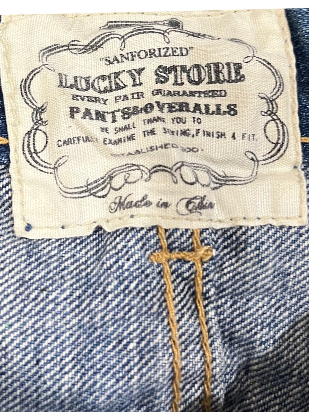 Lucky Brand Vintage Lucky Store Sanforized Denim Size US 28 / EU 44 - 4 Thumbnail