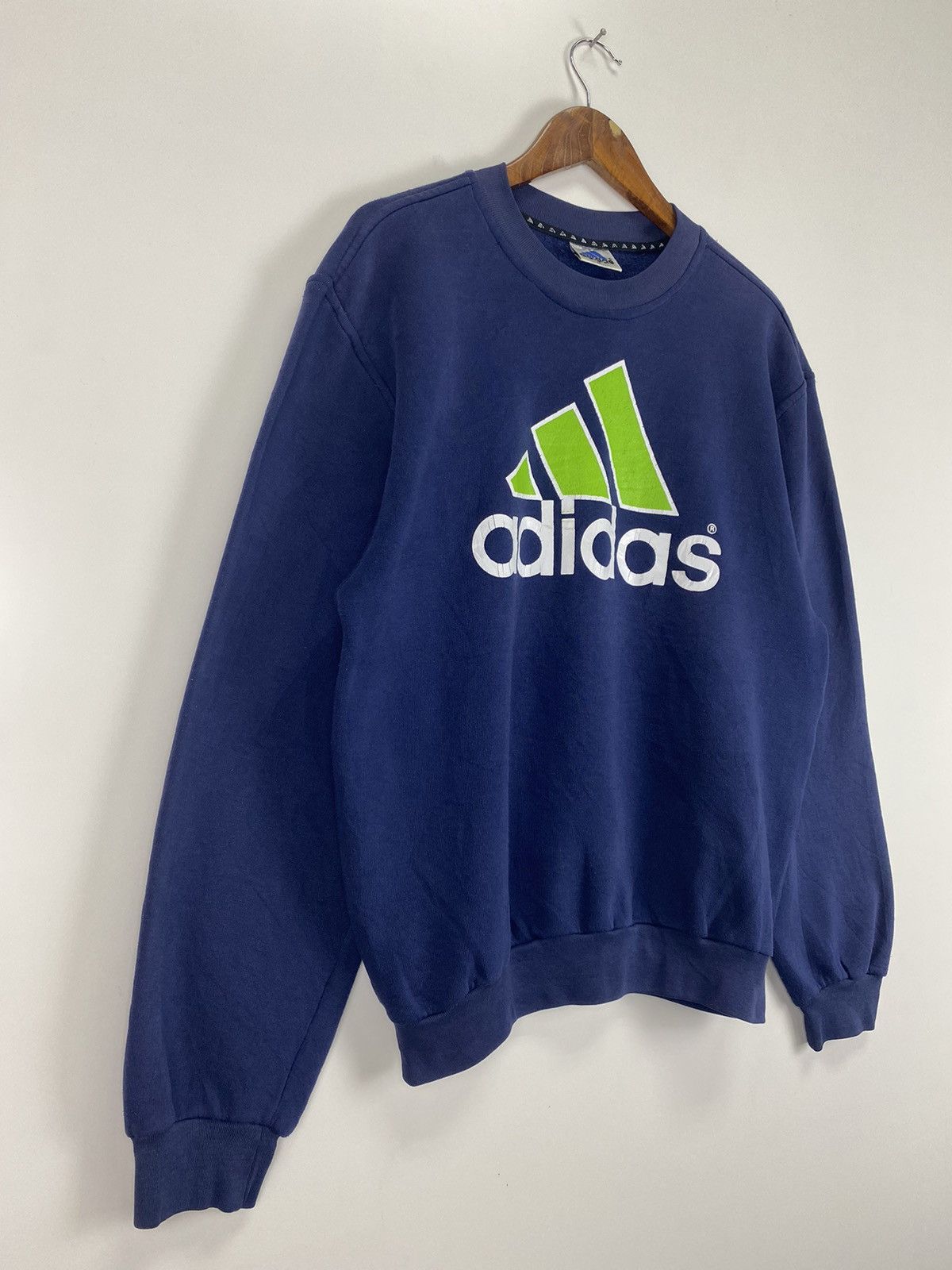 Adidas × Vintage Vintage 90’s Adidas big logo sweatshirt Size US M / EU 48-50 / 2 - 5 Thumbnail