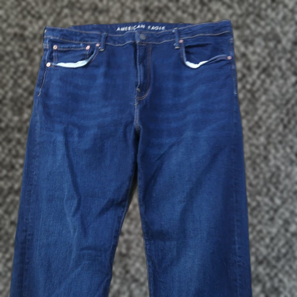 American Eagle Outfitters American Eagle Original Straight Jeans Men’s 40x34 Airflex Denim stretch Size US 40 / EU 56 - 1 Thumbnail