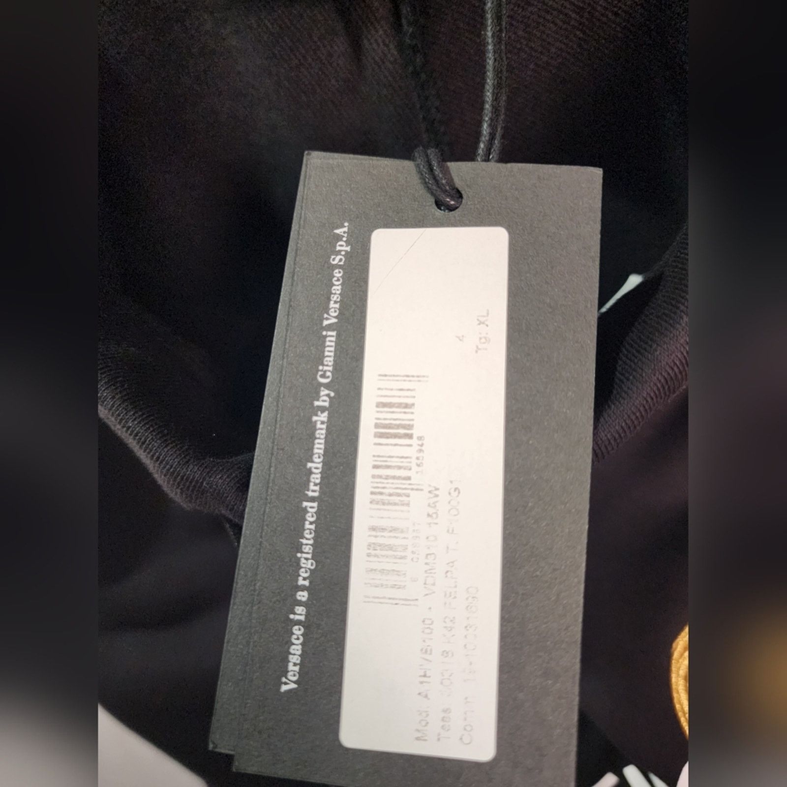 Versace Versace Black Track Pants with Gold Embroidery Logo New XL Size 34" / US 12 / IT 48 - 11 Thumbnail