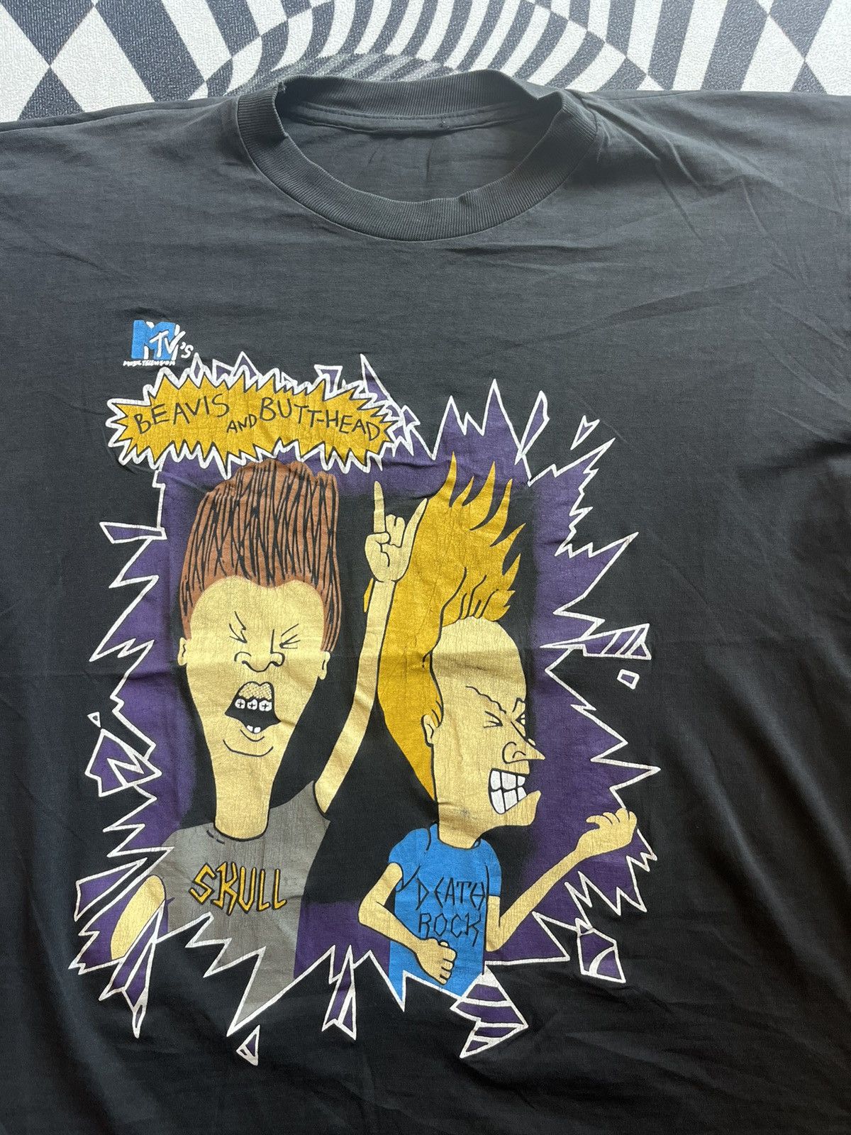 Arts & Science Vintage Mtv BEAVIS And BUTT-HEAD Rocker 90’s Tshirt Size US XL / EU 56 / 4 - 5 Thumbnail