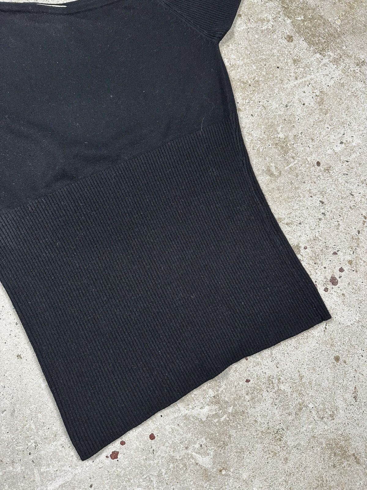 Japanese Brand Vintage Y2K Kookai Black Asymmetrical Top Blouse Size M / US 6-8 / IT 42-44 - 3 Thumbnail