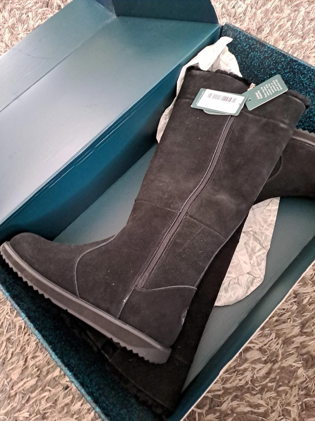 Other EMU Australia Moonta Black Suede Fur and Sheepskin UK size 4 Size US 6 / IT 36 - 2 Thumbnail