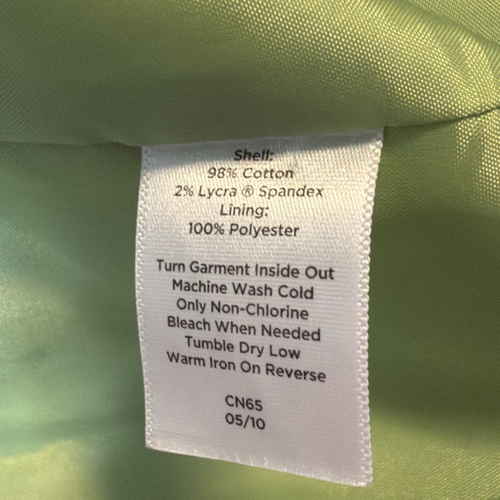 Talbots Talbots Women's 6 Corduroy Jacket Lined Stretch Spring GREEN Size M / US 6-8 / IT 42-44 - 6 Thumbnail