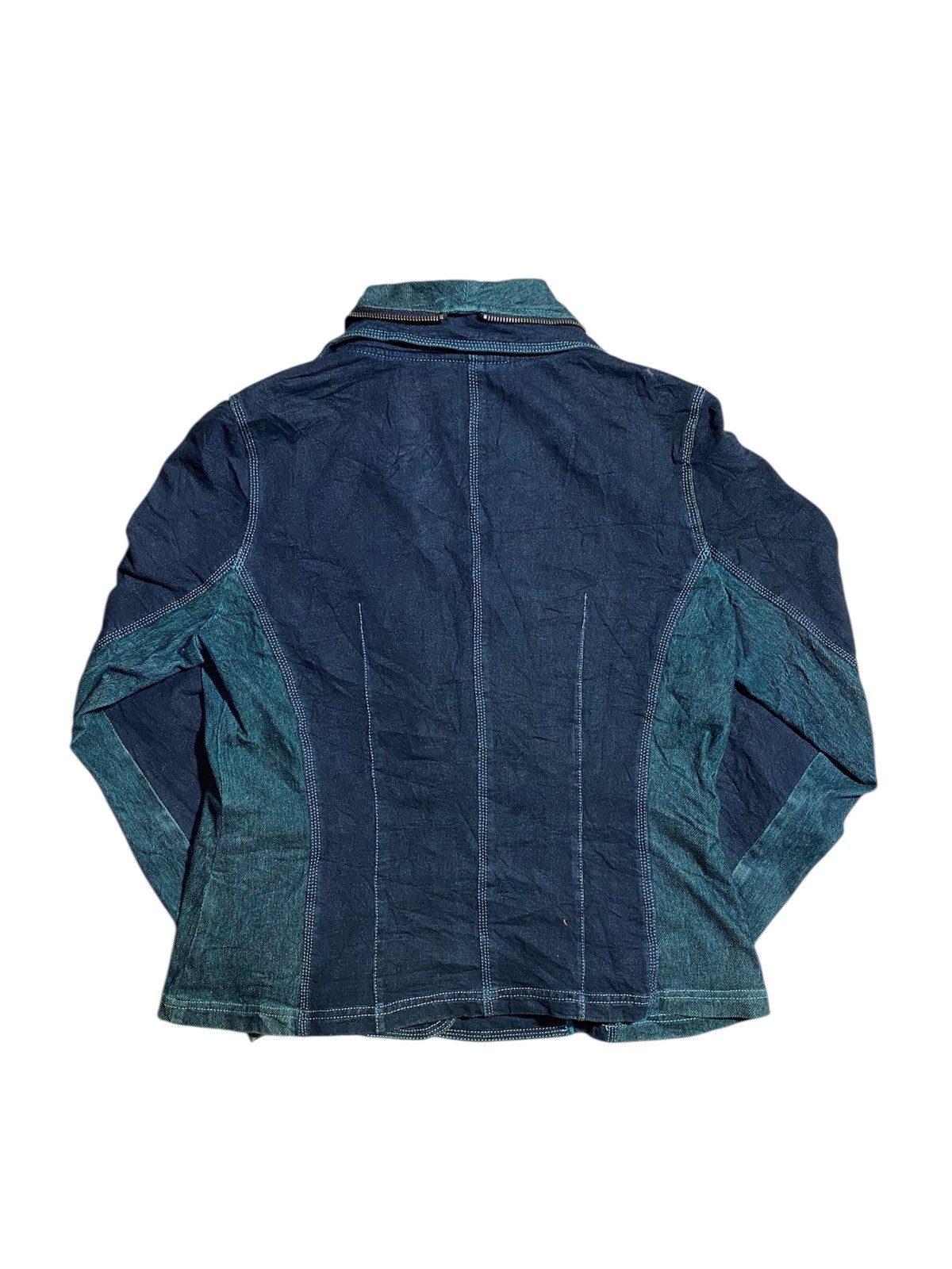 Kansai Yamamoto Vtg KANSAI BIS By Kansai Yamamoto Blazer Denim Size M / US 6-8 / IT 42-44 - 7 Thumbnail
