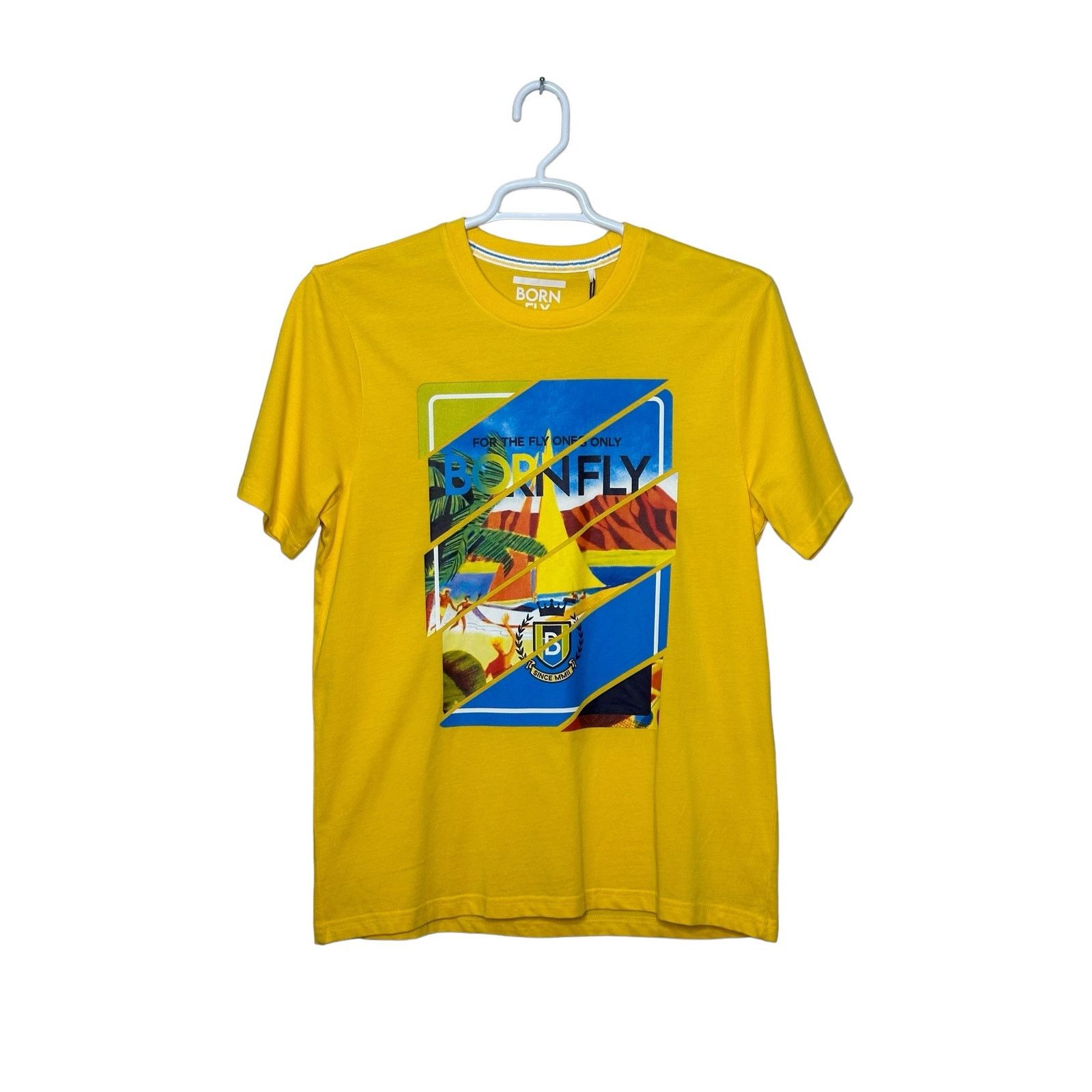 Born Fly Born Fly yellow graphic short sleeves t shirt size Medium Size US M / EU 48-50 / 2 - 6 Thumbnail
