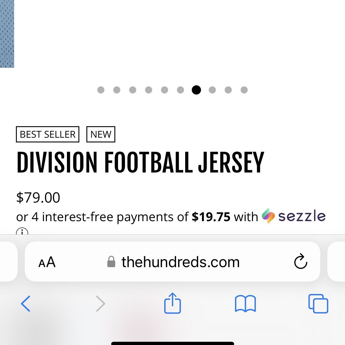 The Hundreds The Hundreds - Division Football Jersey Size US L / EU 52-54 / 3 - 5 Thumbnail