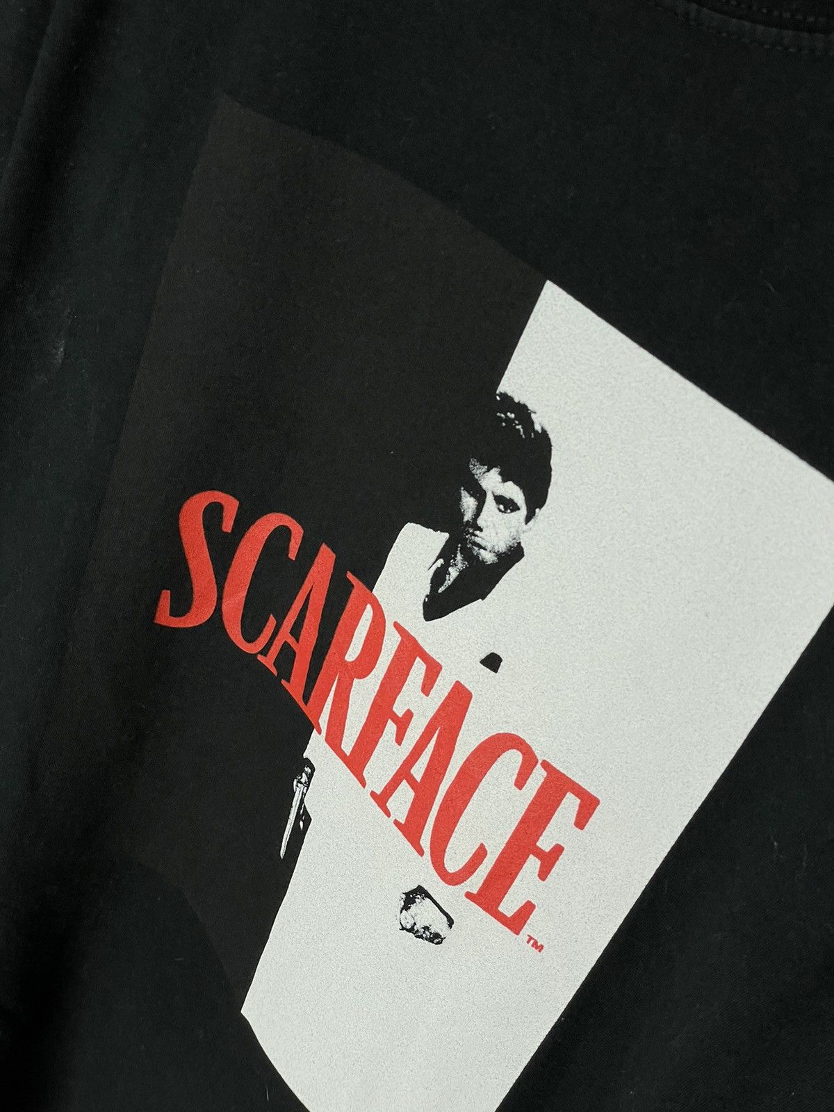 Vintage Vintage Scarface Tee Tony Montana Movie SCARFACE Big LOGO Size US M / EU 48-50 / 2 - 6 Thumbnail