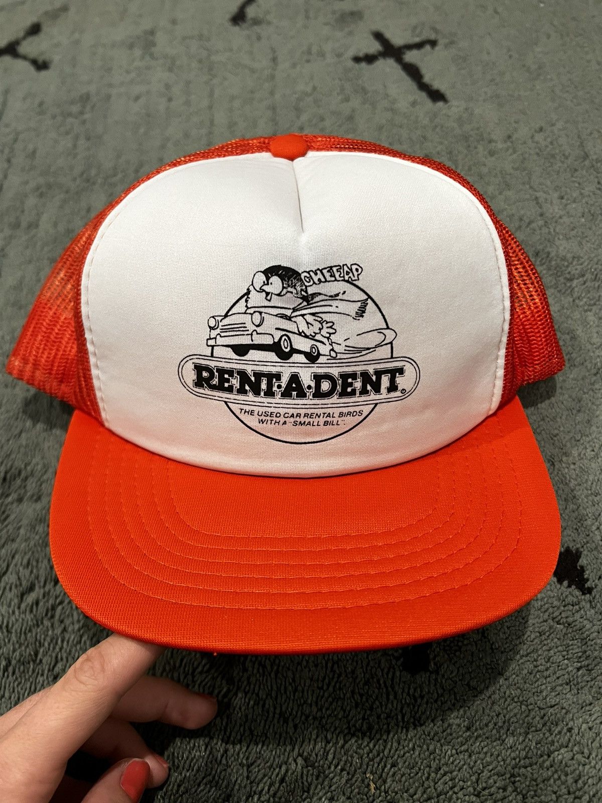 Vintage 90’s Vintage “Rent A Dent” Trucker Hat Size ONE SIZE - 9 Thumbnail