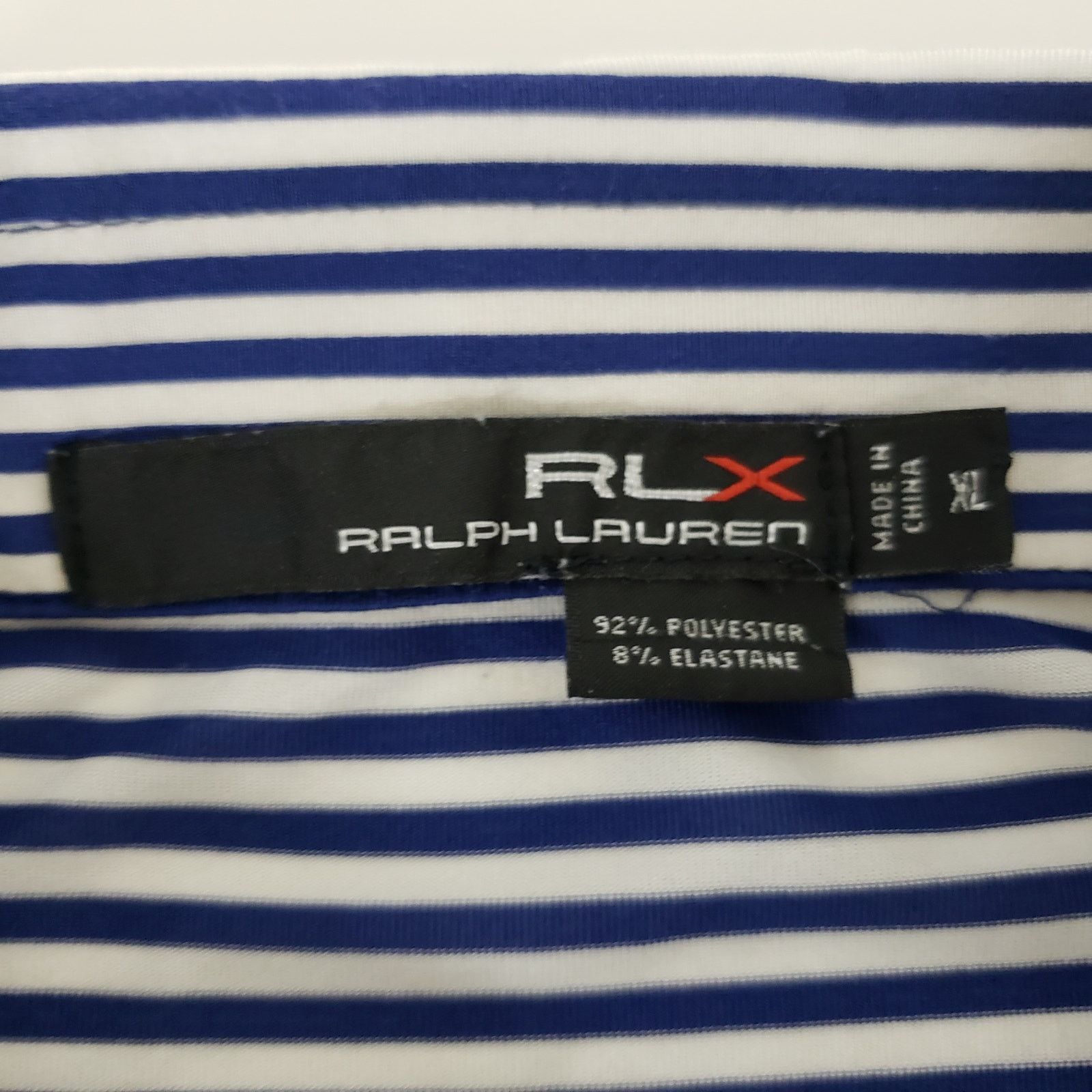 RLX Ralph Lauren RLX Ralph Lauren Golf Performance Polo Shirt XL Striped Size US XL / EU 56 / 4 - 10 Thumbnail