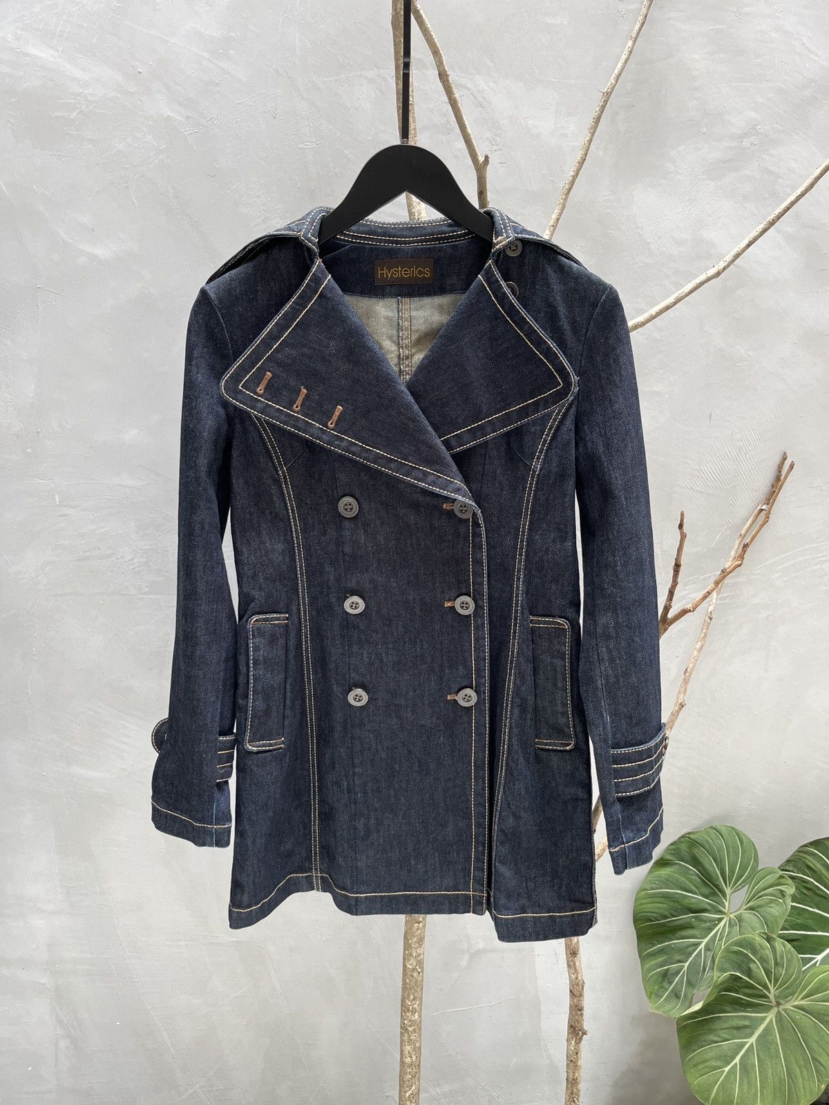 Hysteric Glamour Hysterics glamour long denim jacket ‼️ Size S / US 4 / IT 40 - 1 Thumbnail