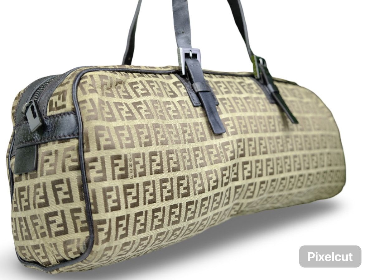 Fendi Authentic vintage Fendi vintage zucchino monogram barrel bag Size ONE SIZE - 4 Thumbnail