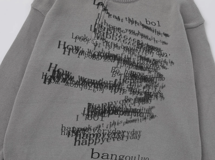 Japanese Brand Letter Graphic Vintage Sweaters Unisex Size US S / EU 44-46 / 1 - 4 Thumbnail
