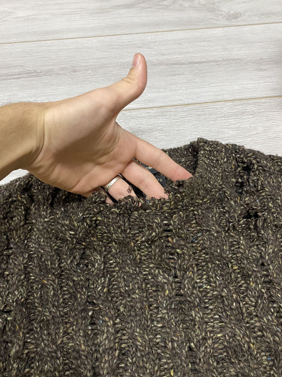 Diesel Diesel distressed vintage knitted designer sweater Size US L / EU 52-54 / 3 - 4 Thumbnail