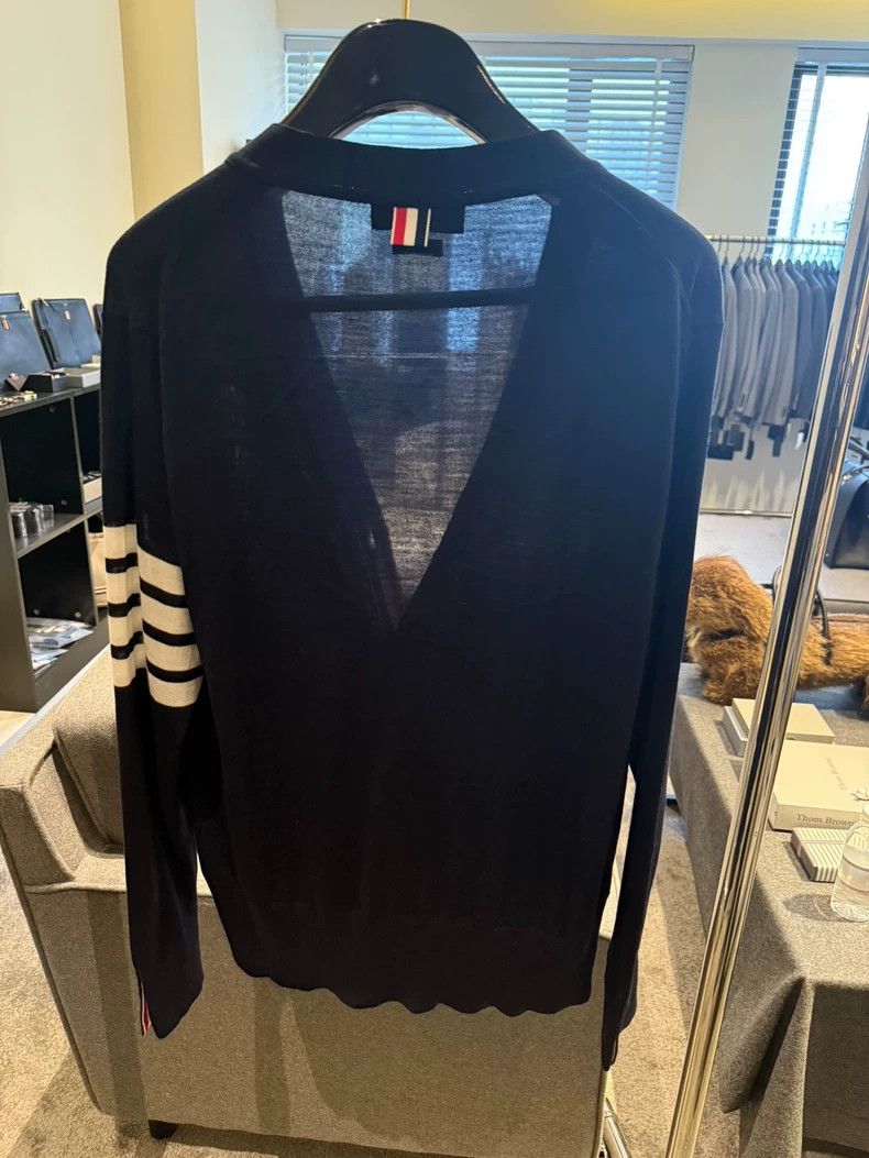 Thom Browne THOM BROWNE Classic Wool Cardigan 2502-Nextarrow Size US XL / EU 56 / 4 - 2 Thumbnail