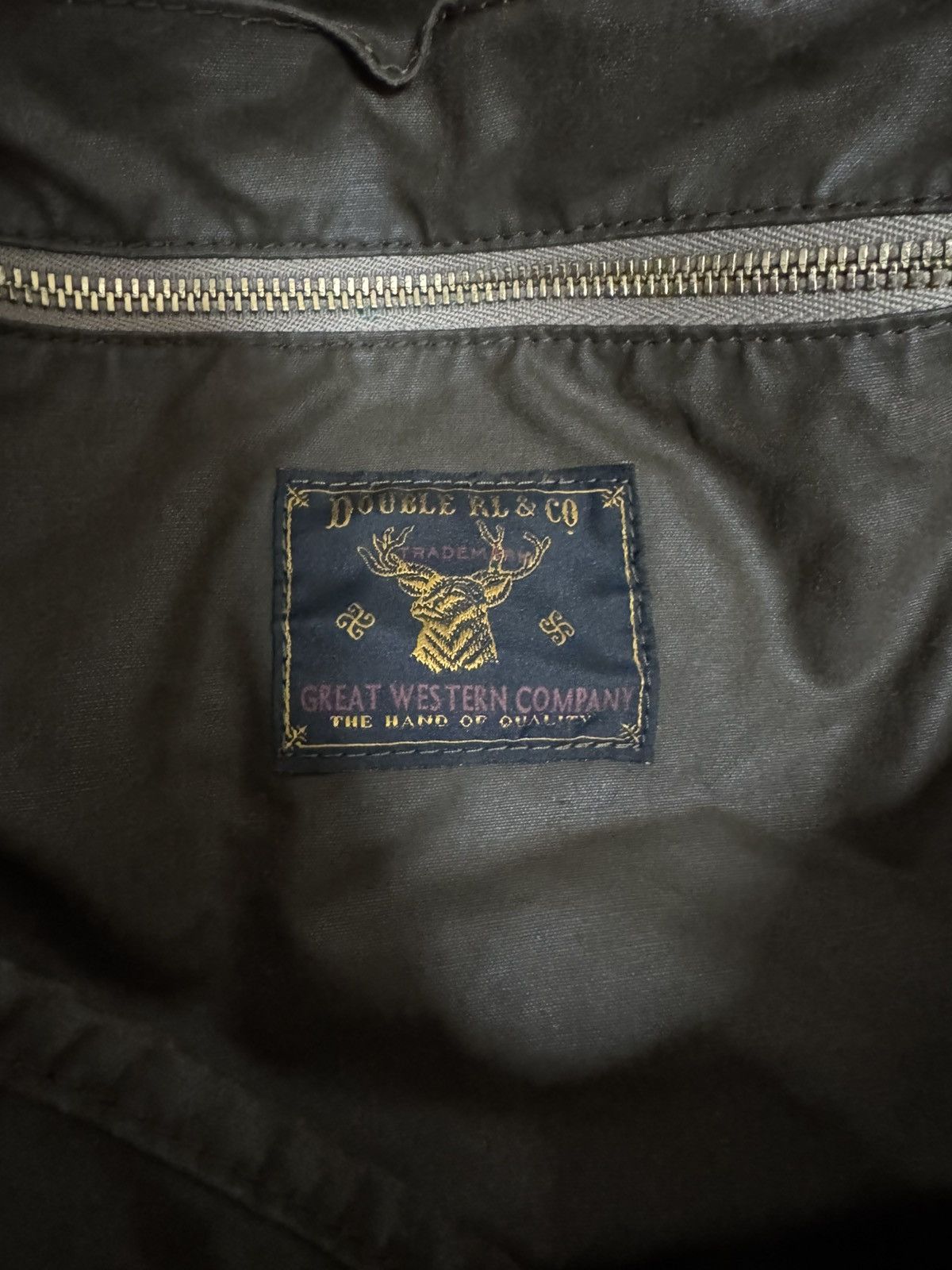 RRL Ralph Lauren DOUBLE RL (RRL) Leather Trim Oiled Cloth Backpack FW22 Size ONE SIZE - 6 Thumbnail
