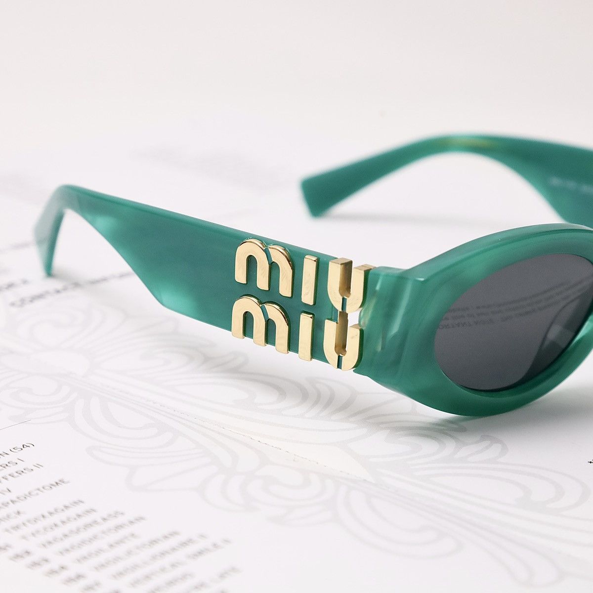 Miu Miu MIU MIU 0MU 11WS SUNGLASSES Size ONE SIZE - 3 Thumbnail