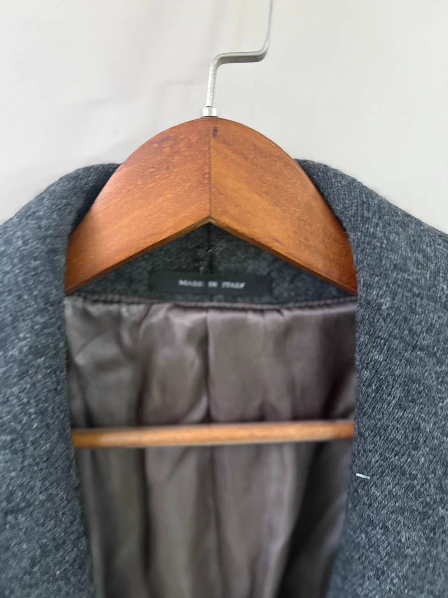 Emporio Armani Emporio Armani Men's Premium Wool Tweed Coat K18 Size US XL / EU 56 / 4 - 3 Thumbnail