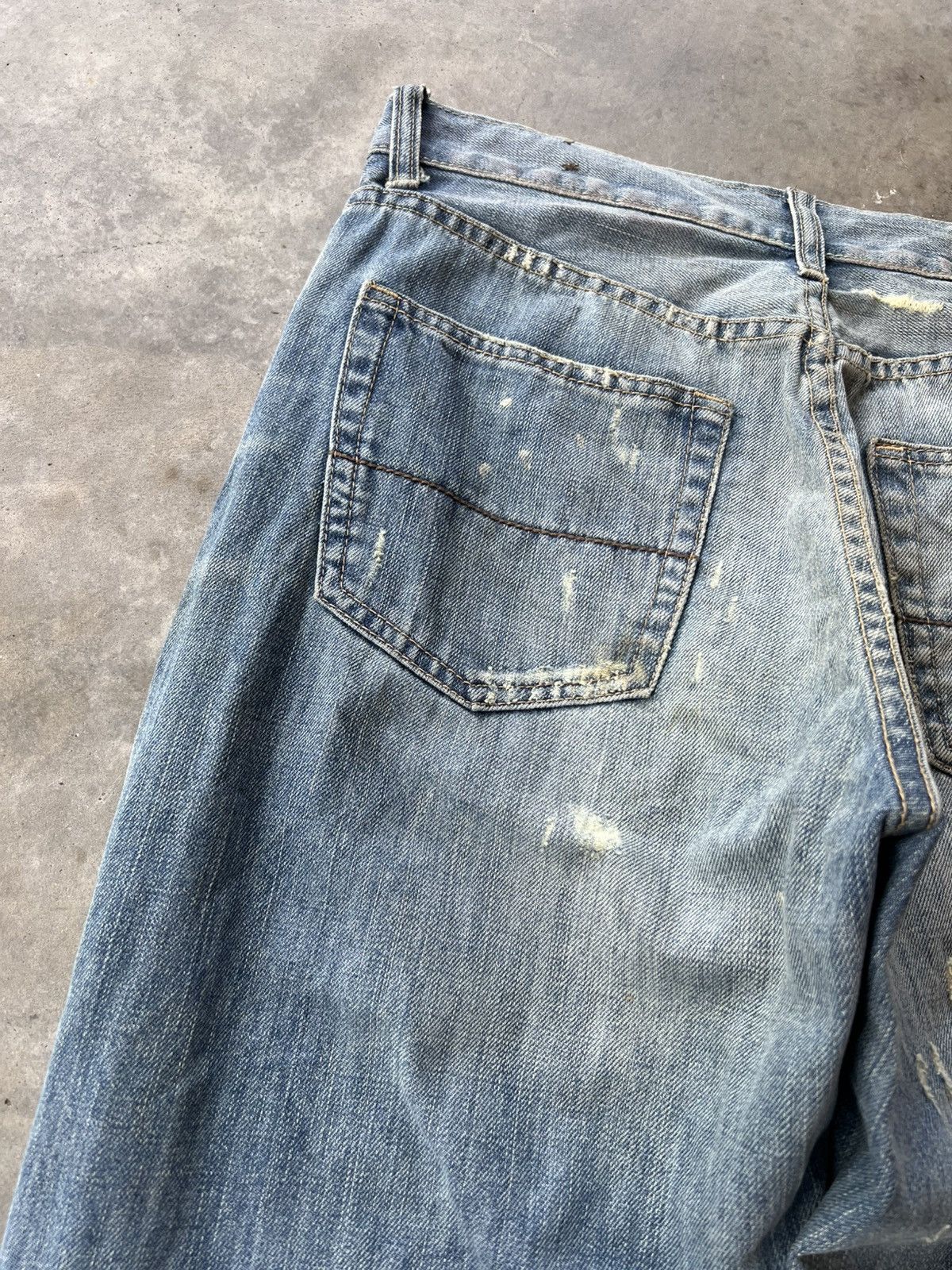 Abercrombie & Fitch × If Six Was Nine × Japanese Brand 💥Flare💥Vintage Abercrombie & Fitch Distress Jean Size US 31 - 16 Thumbnail