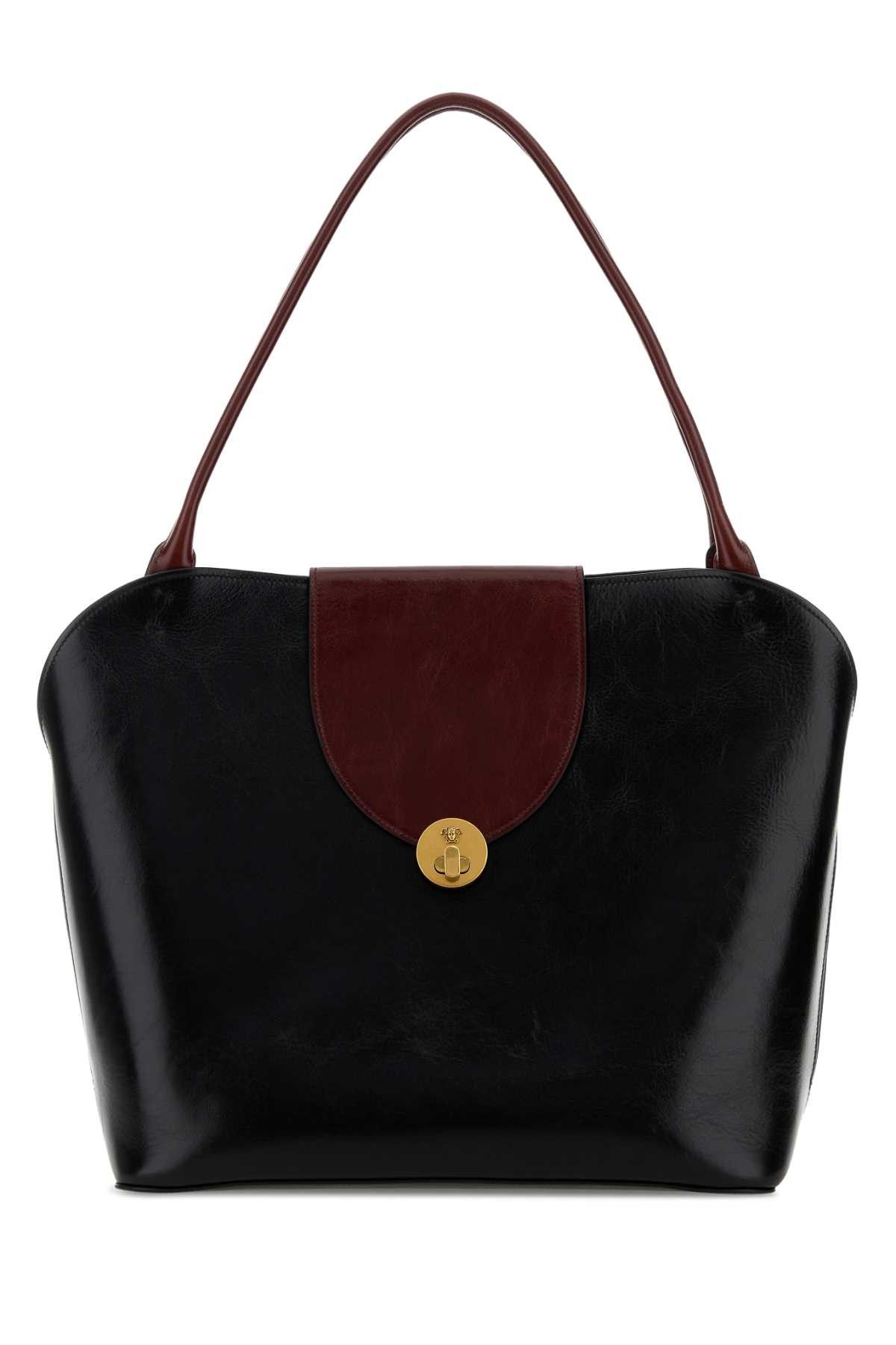 Versace Black Leather Shopping Bag Size ONE SIZE - 1 Thumbnail